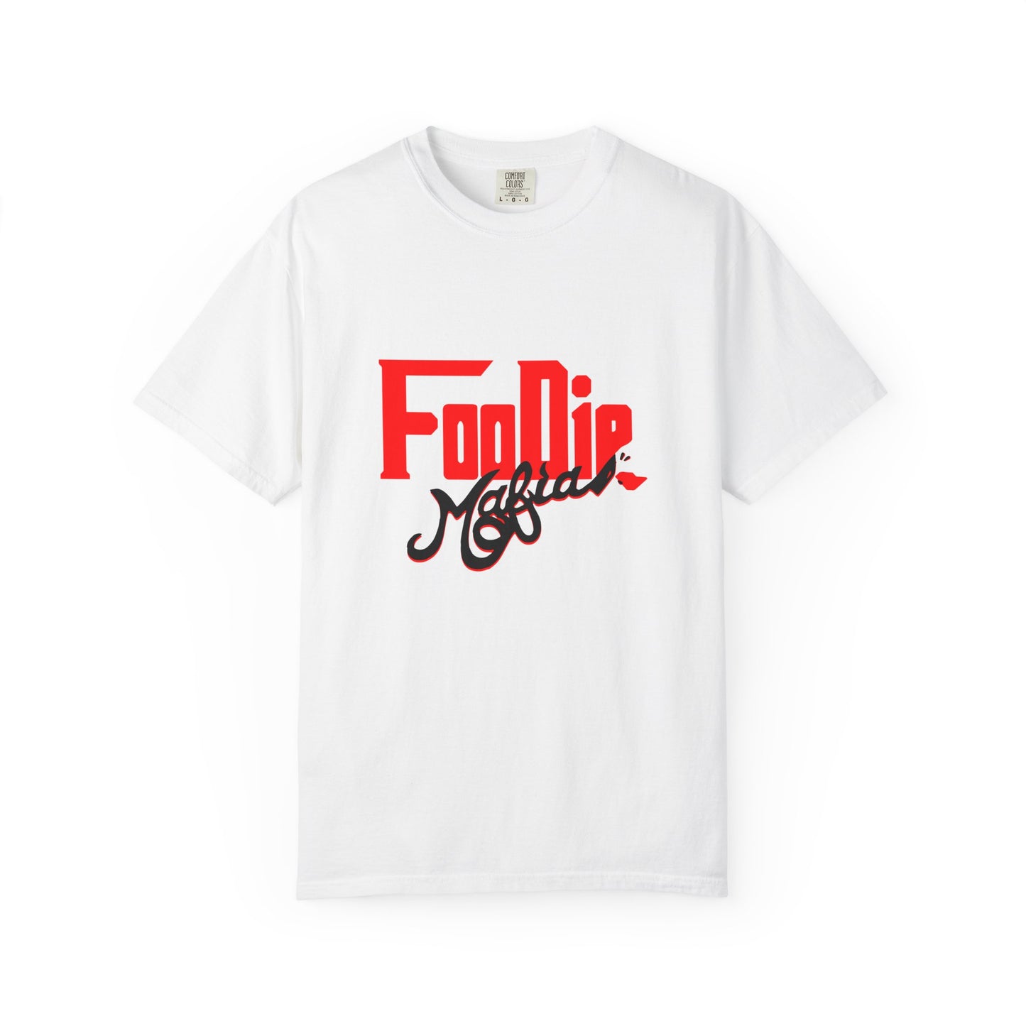 L.O.E.F Red Foodie Mafia Unisex Tee shirt (Black)