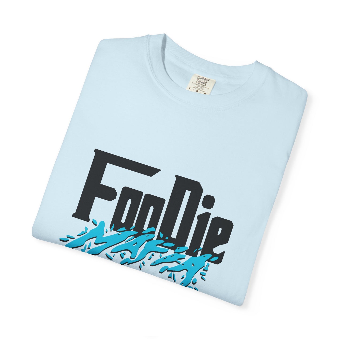 L.O.E.F Foodie Mafia Unisex Tee Shirt (Aqua Blue)