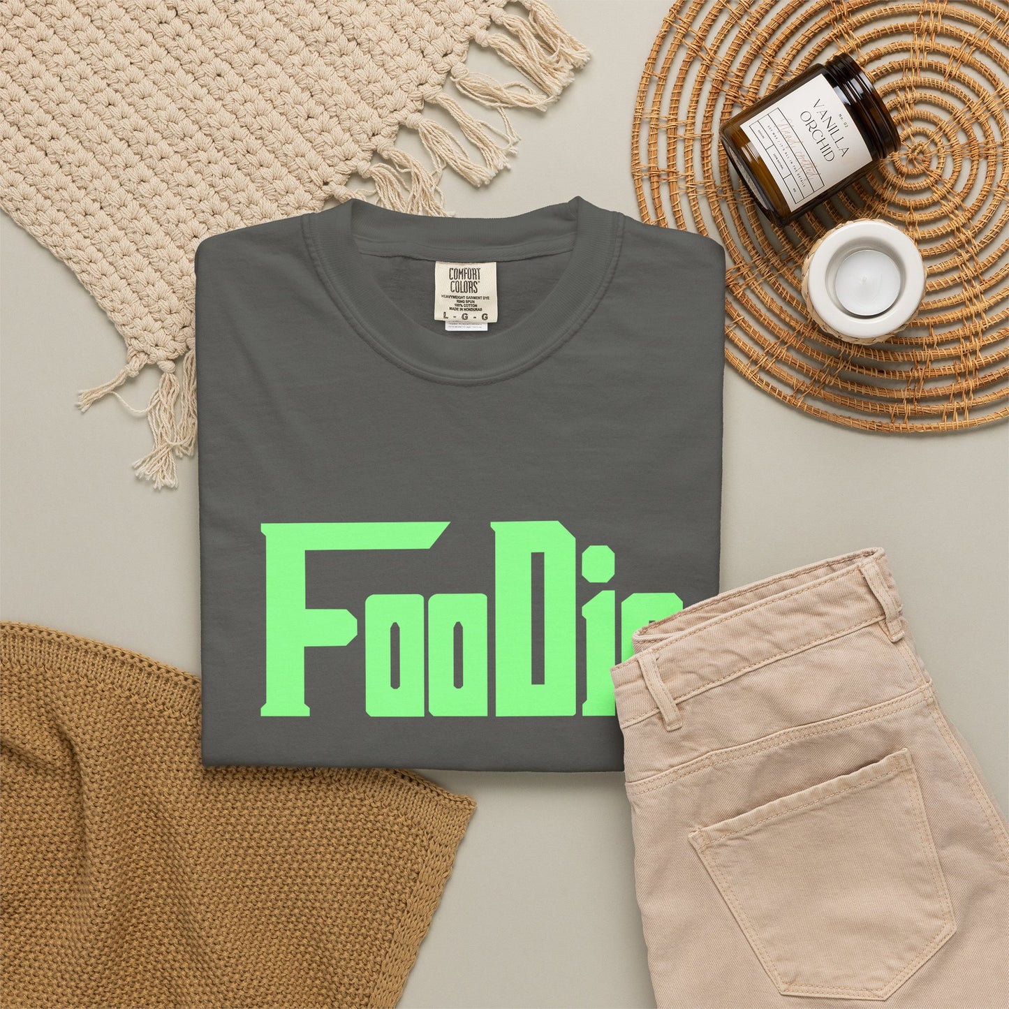 L.O.E.F Foodie Unisex Tee Shirt (Mint Green)