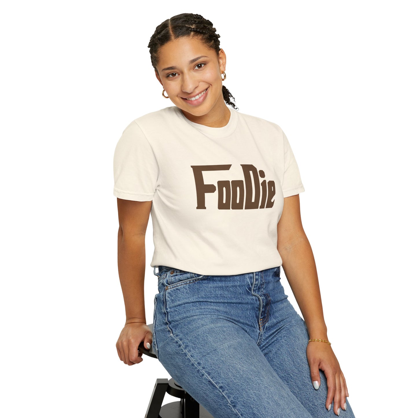 L.O.E.F Foodie Unisex Tee Shirt (Dark Brown)