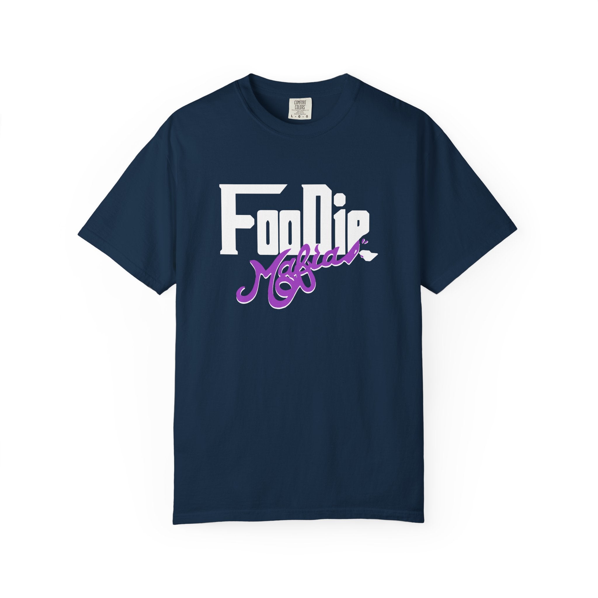L.O.E.F Foodie Mafia Unisex Tee Shirt  (Purple)