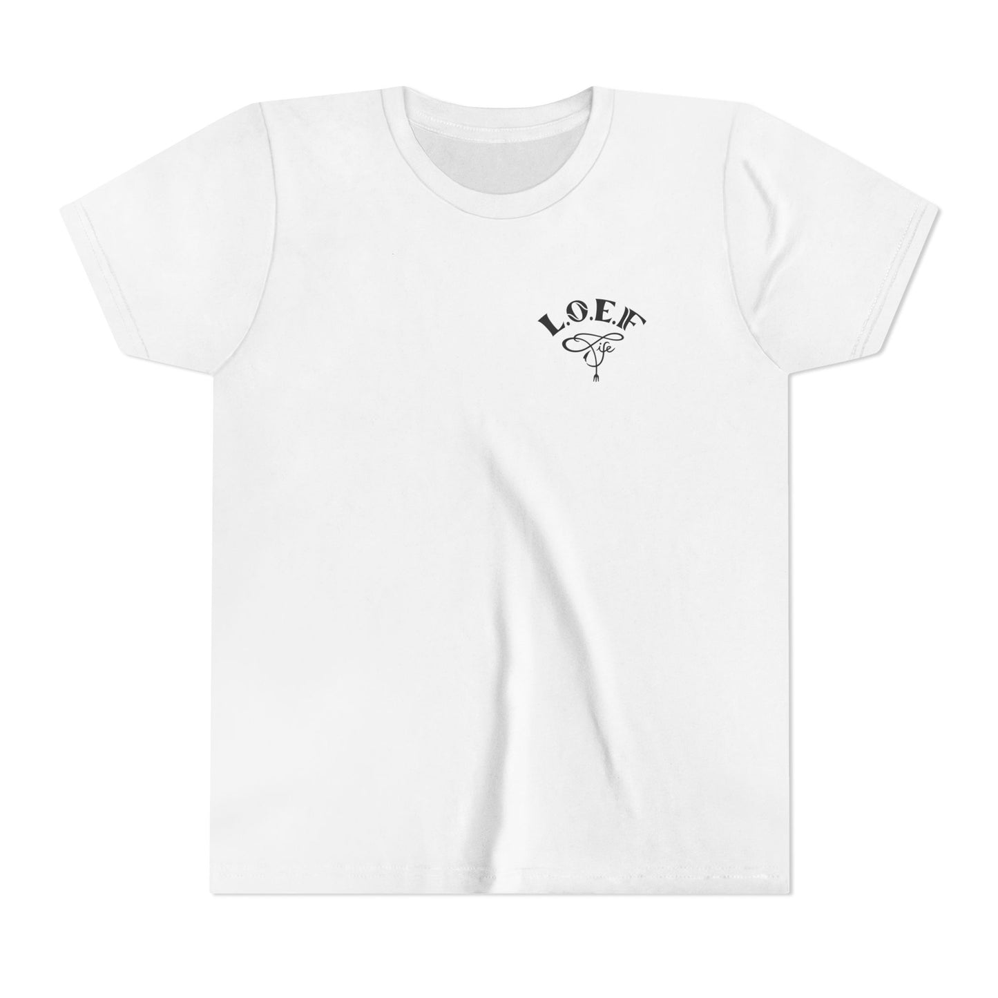 L.O.E.F Foodie 4Life Young Short Sleeve Tee (Fuchsia)