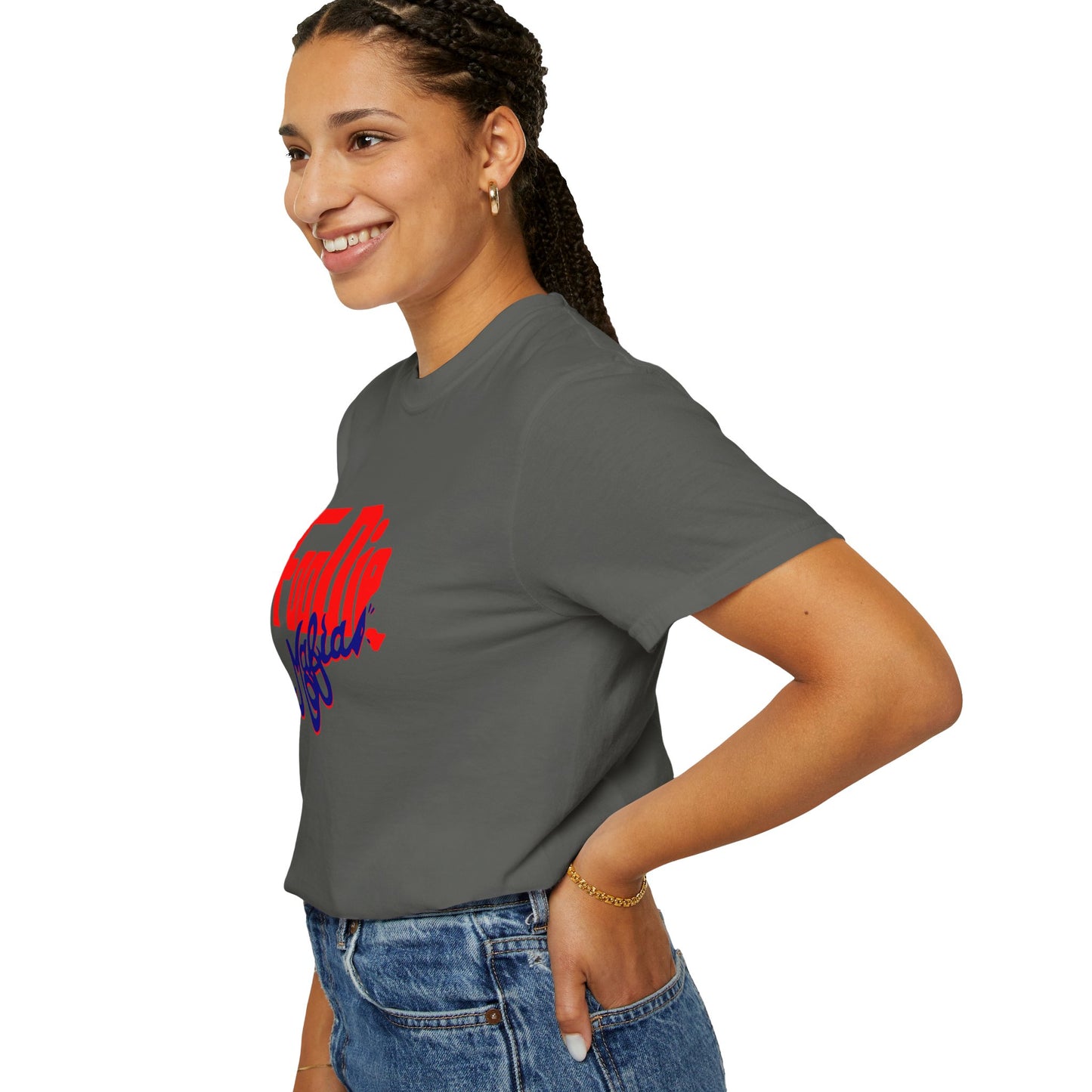 L.O.E.F Red Foodie Mafia Unisex Tee shirt (Dark Blue)
