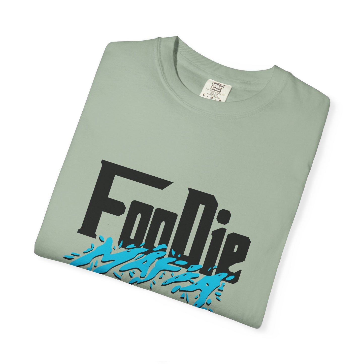 L.O.E.F Foodie Mafia Unisex Tee Shirt (Aqua Blue)