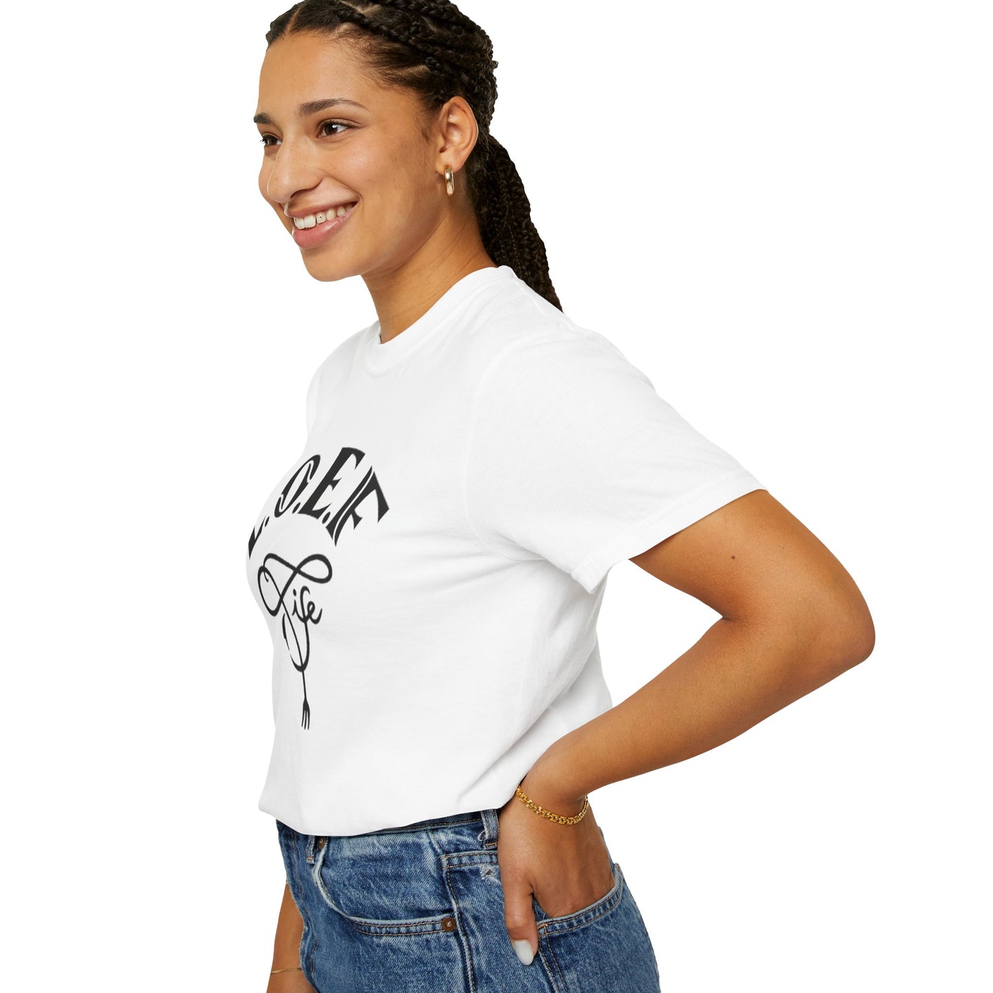 L.O.E.F Life Unisex Tee Shirt (Black)