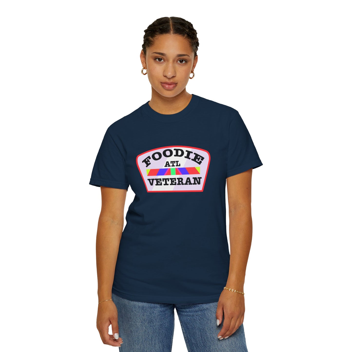 L.O.E.F Foodie Veteran ATL Unisex Tee Shirt (Soft Pink)
