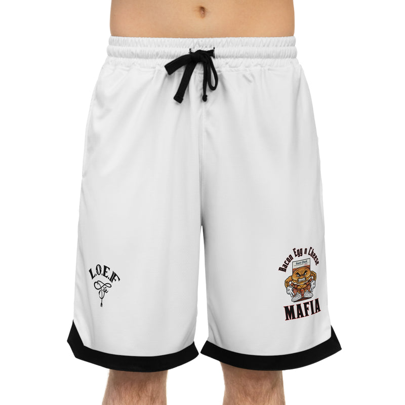 L.O.E.F Bacon Egg n Cheese Mafia Basketball Shorts