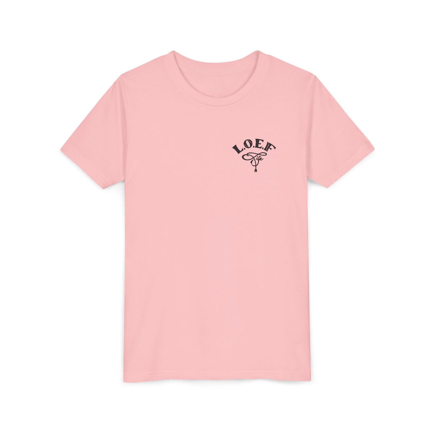L.O.E.F Foodie 4Life Young Short Sleeve Tee (Black)