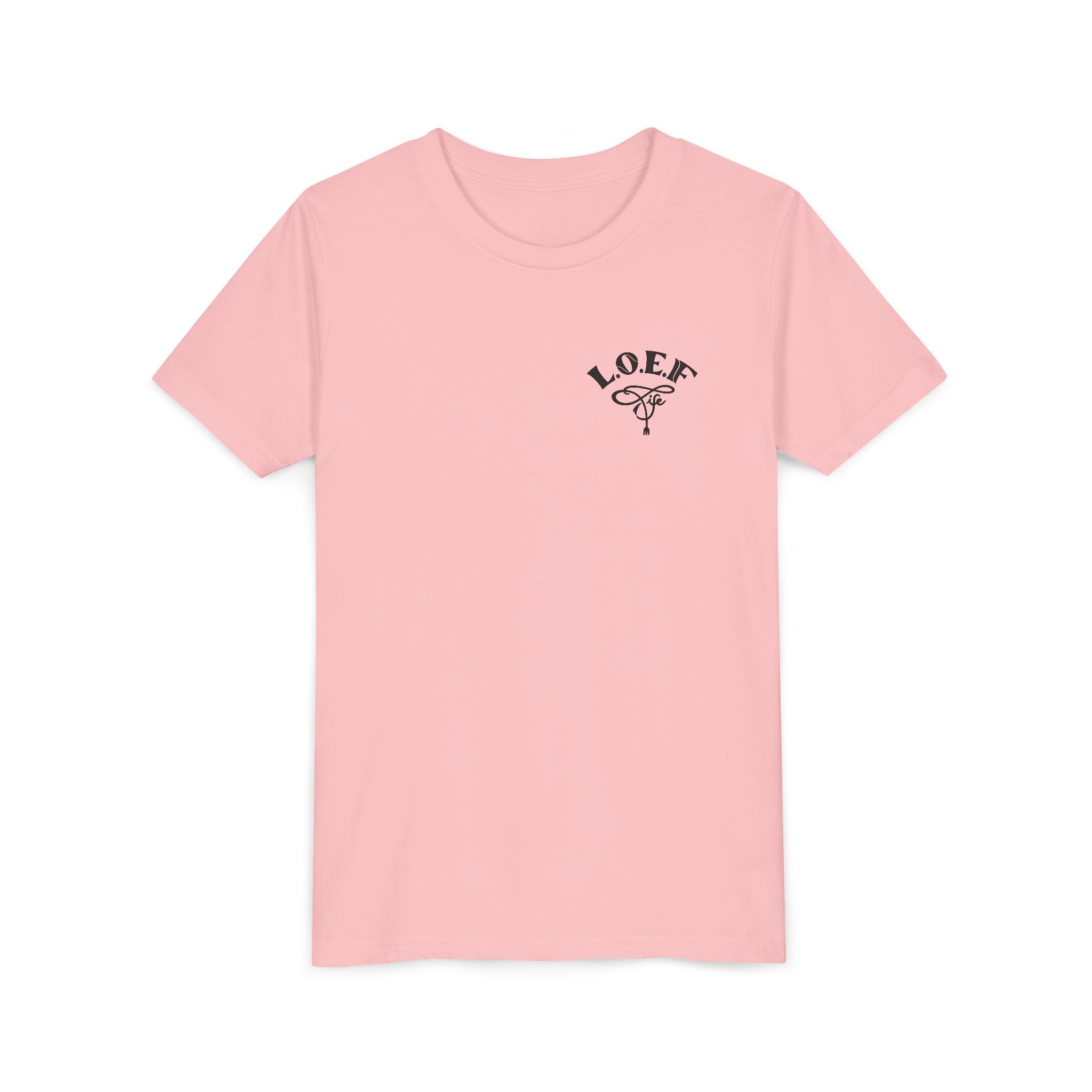 L.O.E.F Foodie 4Life Young Short Sleeve Tee (Black)