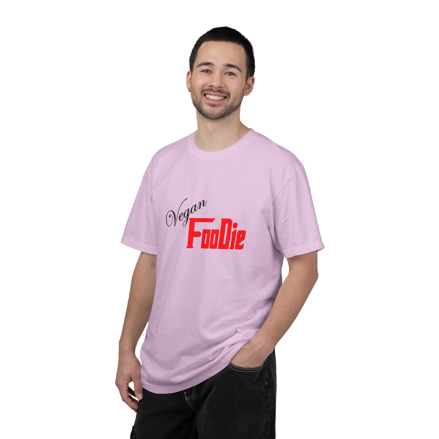 L.O.E.F Unisex Vegan Foodie Tee Shirt (Fiery Red)