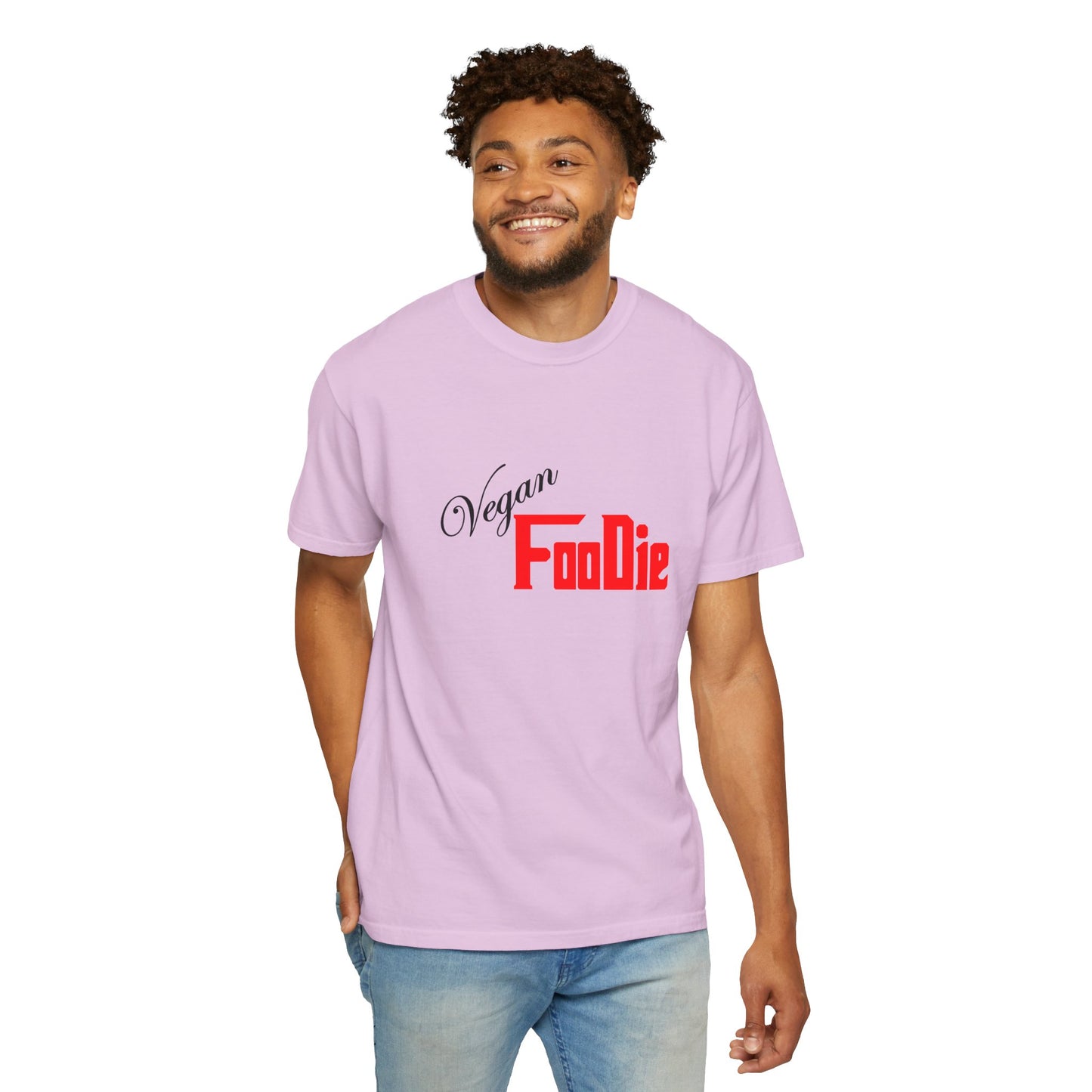 L.O.E.F Unisex Vegan Foodie Tee Shirt (Fiery Red)