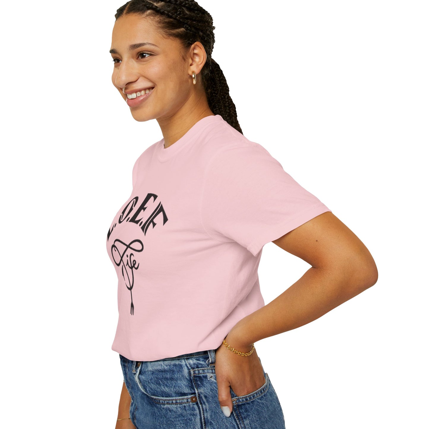 L.O.E.F Life Unisex Tee Shirt (Black)