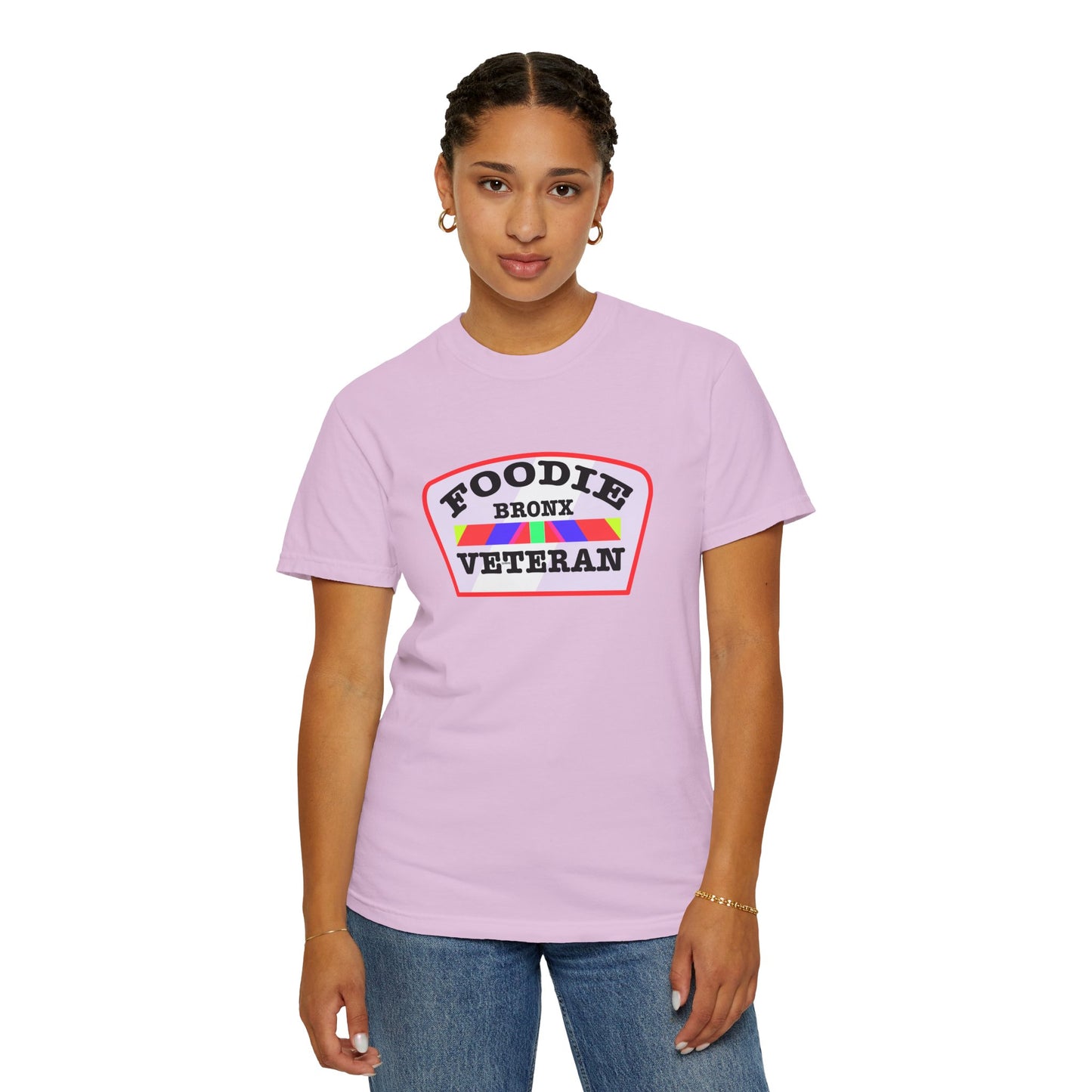 L.O.E.F Foodie Veteran Bronx Unisex Tee Shirt (Soft Pink)