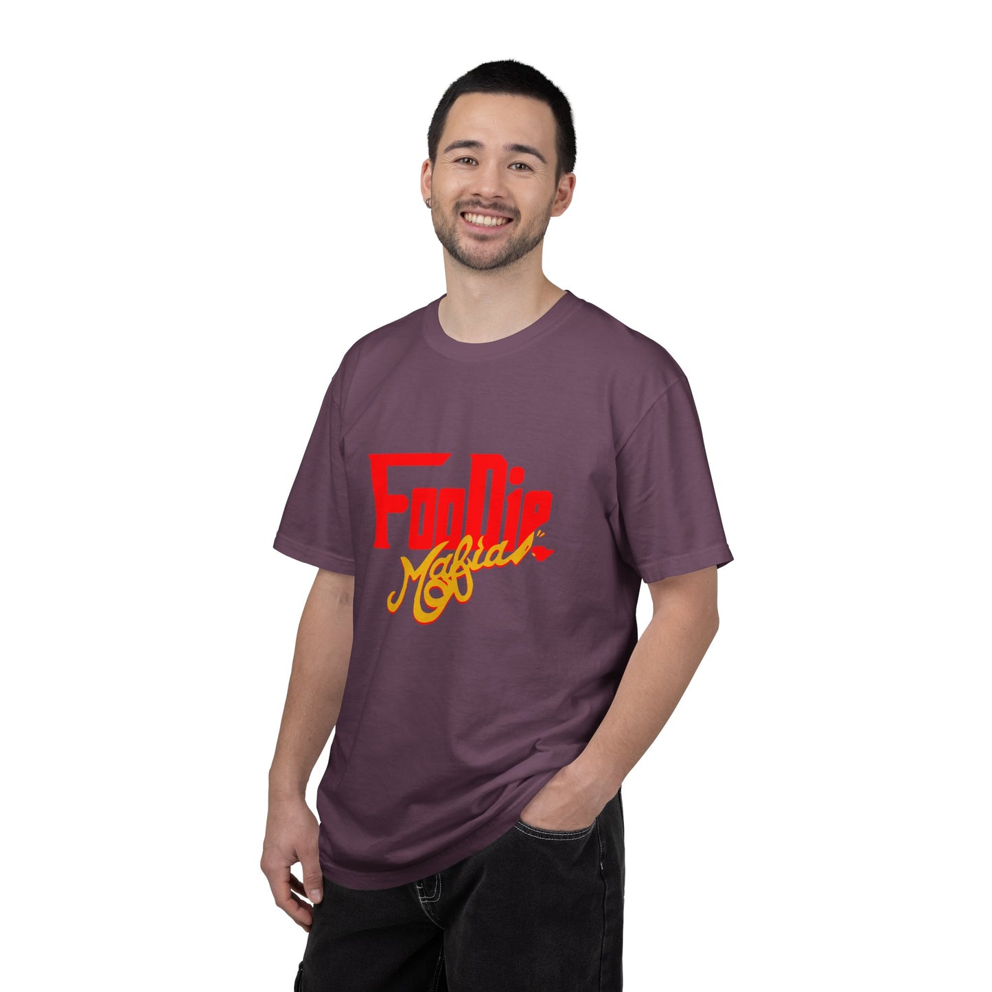 L.O.E.F Red Foodie Mafia Unisex Tee Shirt (Gold)