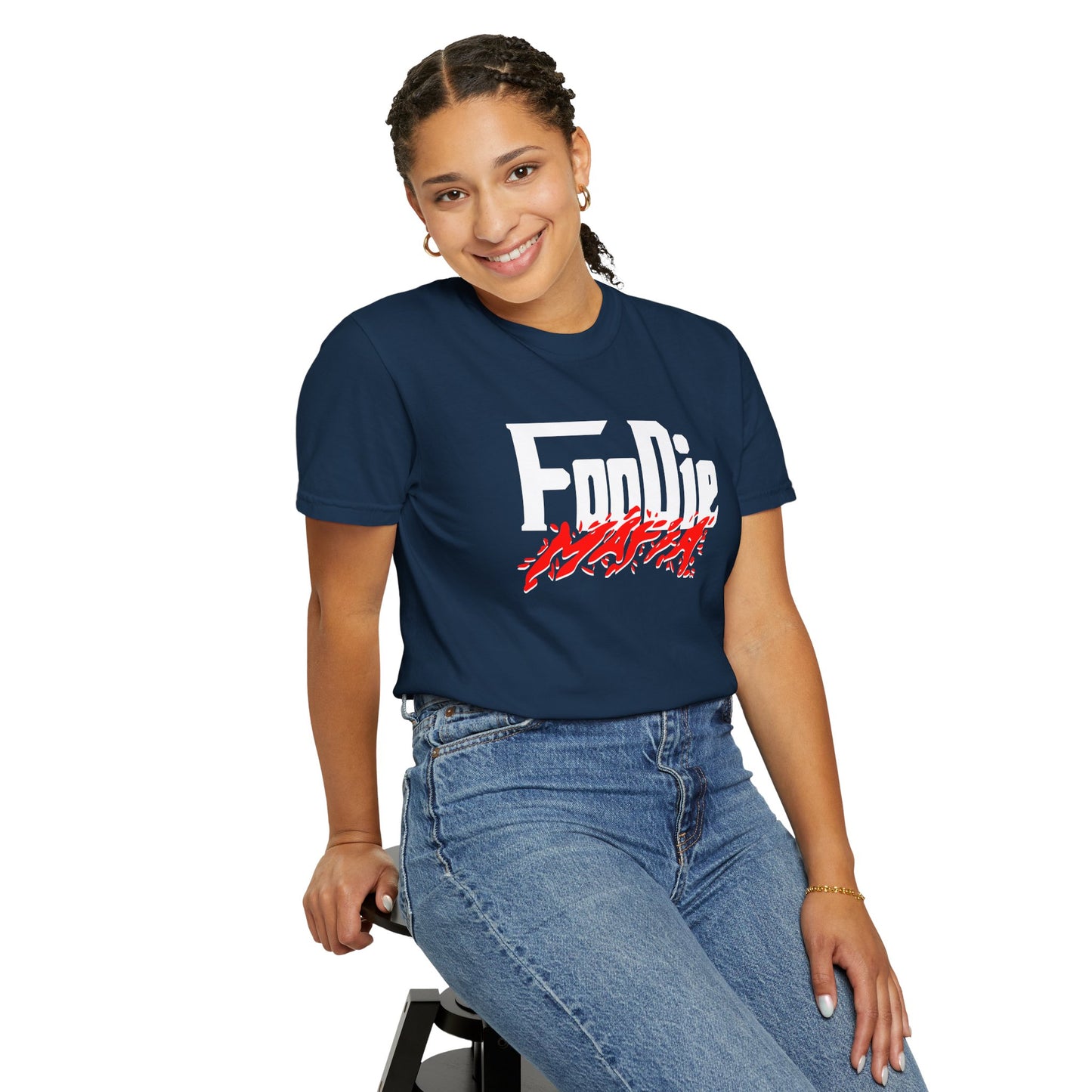 L.O.E.F Foodie Mafia Unisex Tee Shirt  (Red)