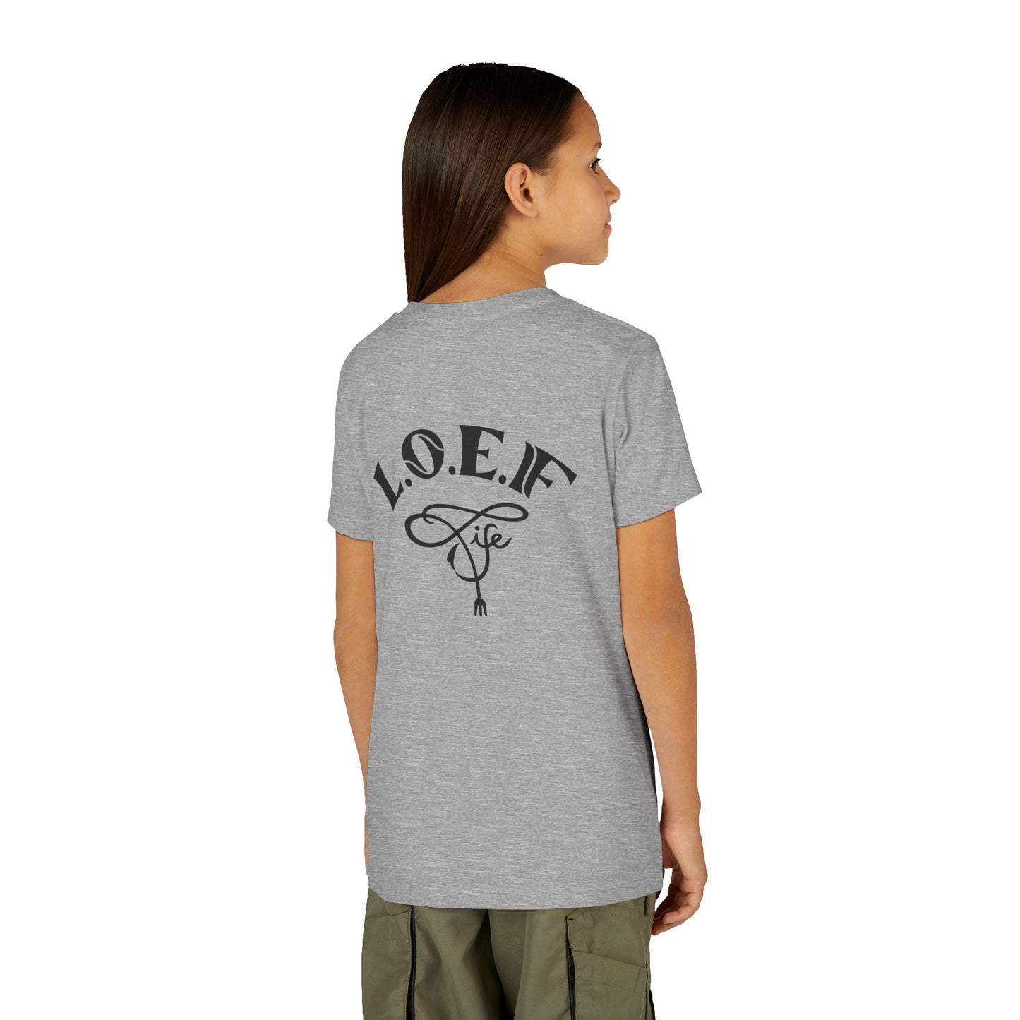 L.O.E.F Foodie 4Life Young Tee Shirt  (Violet)
