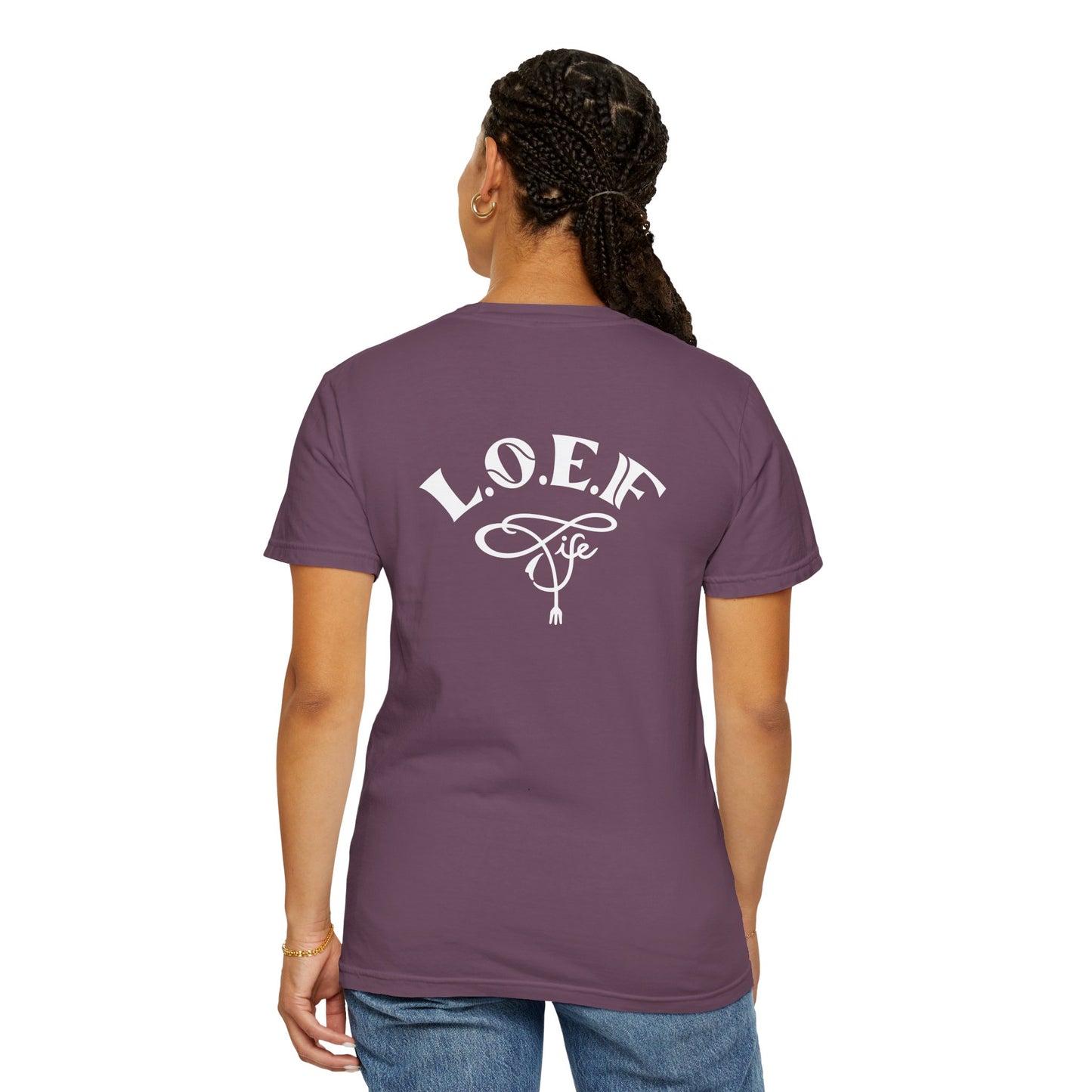 L.O.E.F Foodie Unisex Tee Shirt (White)