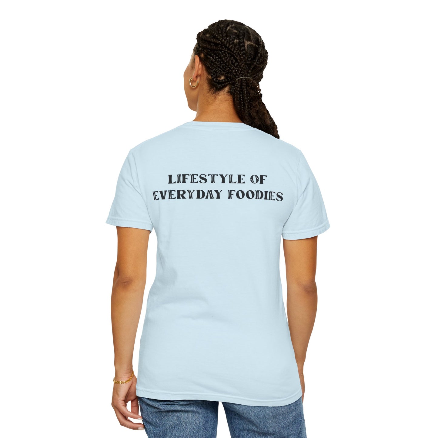 L.O.E.F LIFESTYLE OF EVERYDAY FOODIES Unisex Tee Shirt (Black)