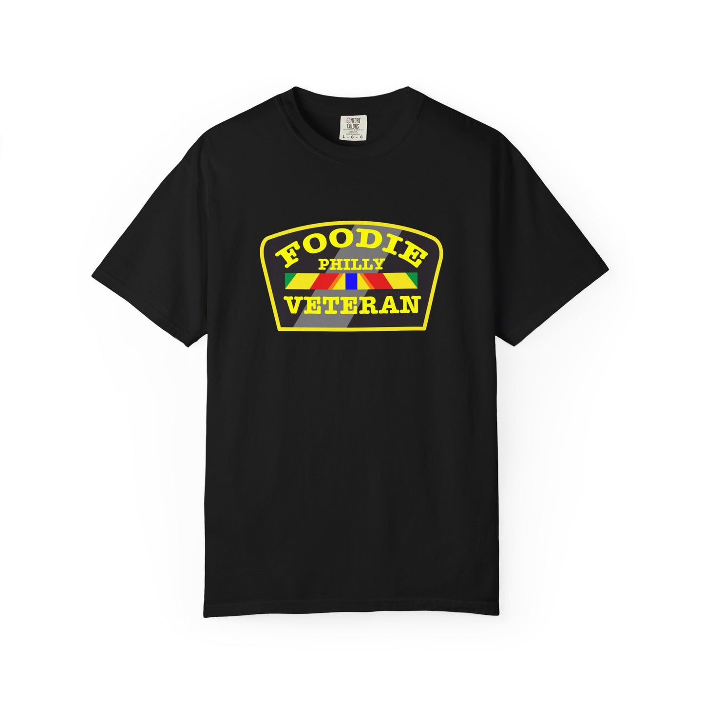 L.O.E.F Foodie Veteran PHILLY Unisex Tee Shirt (Yellow)