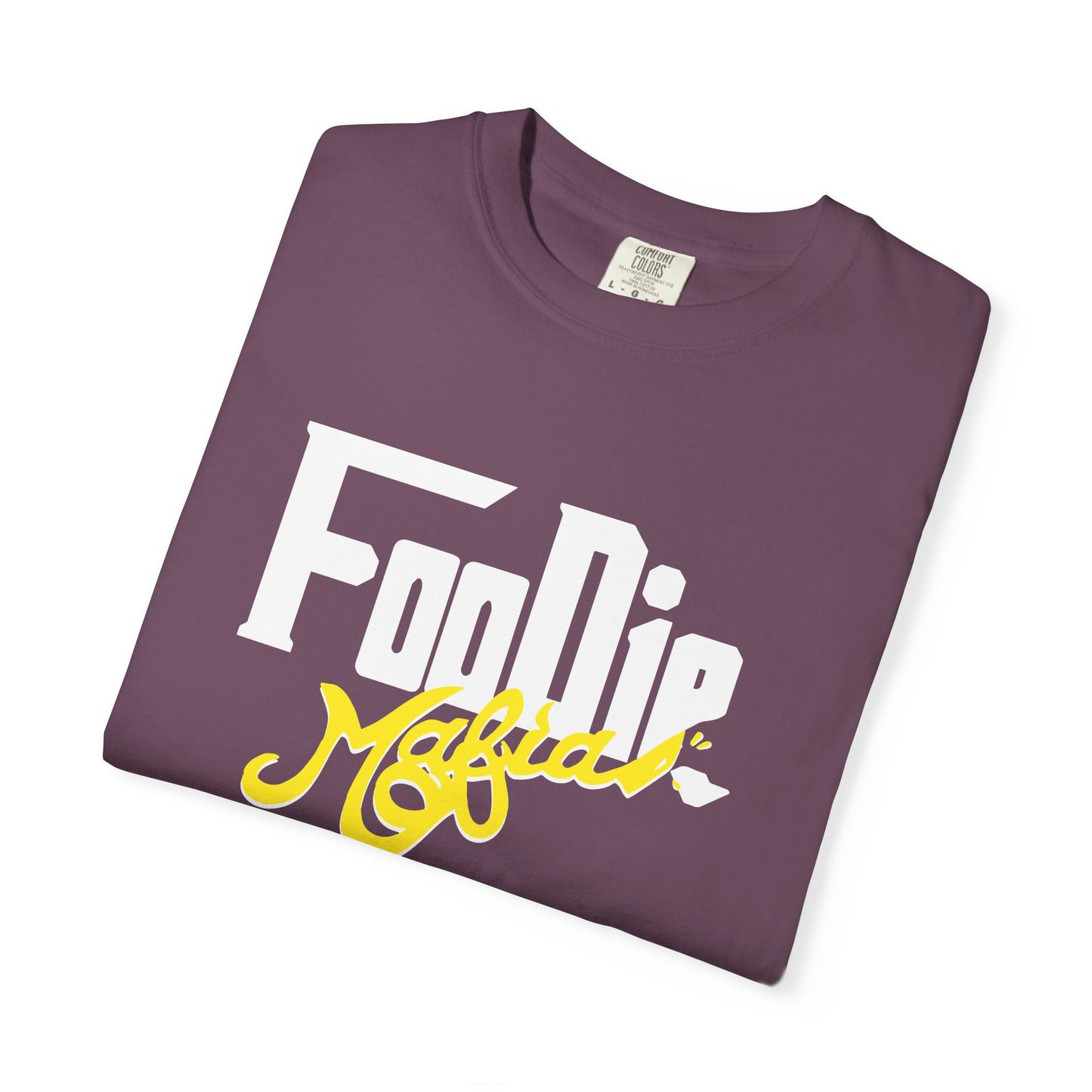 L.O.E.F Foodie Mafia Unisex Tee Shirt  (Yellow)