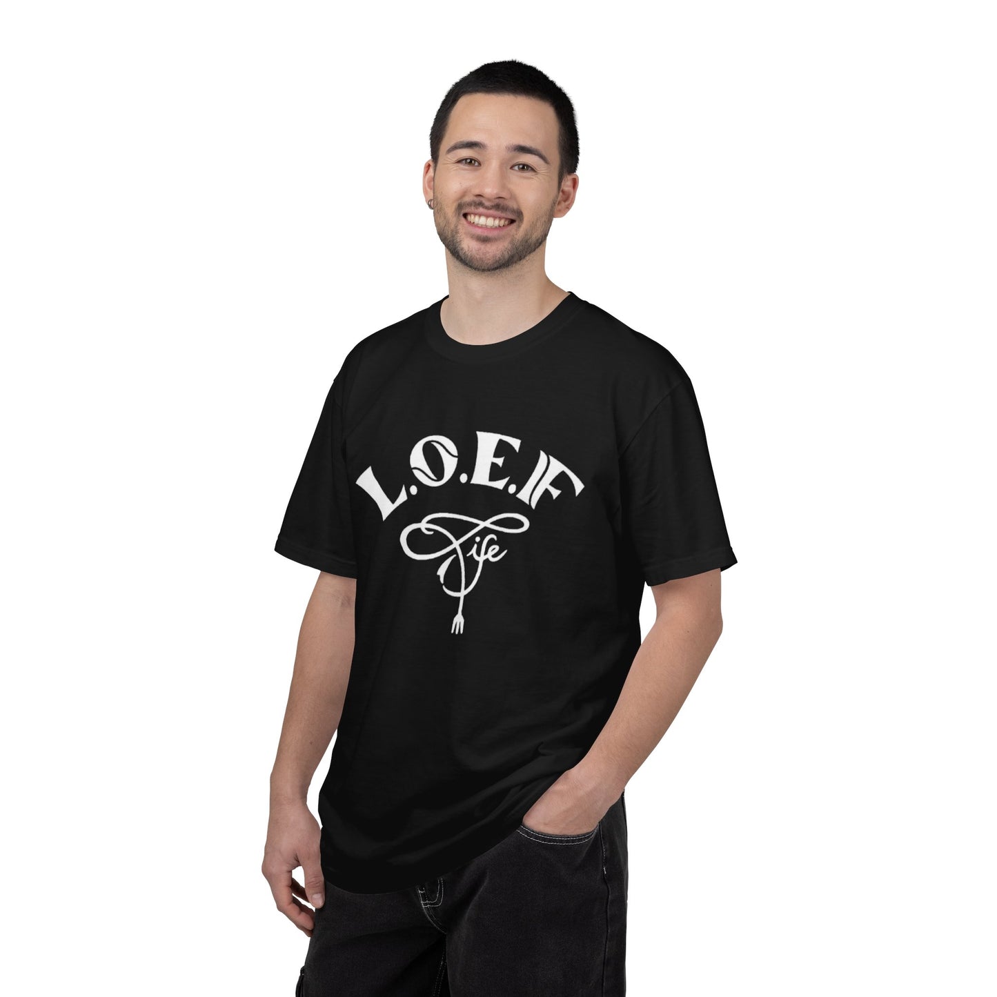 L.O.E.F Life Unisex Tee Shirt (White)
