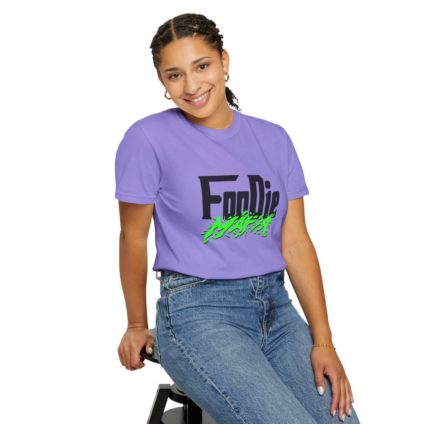 L.O.E.F Foodie Mafia Tee Shirt (Neon Green)