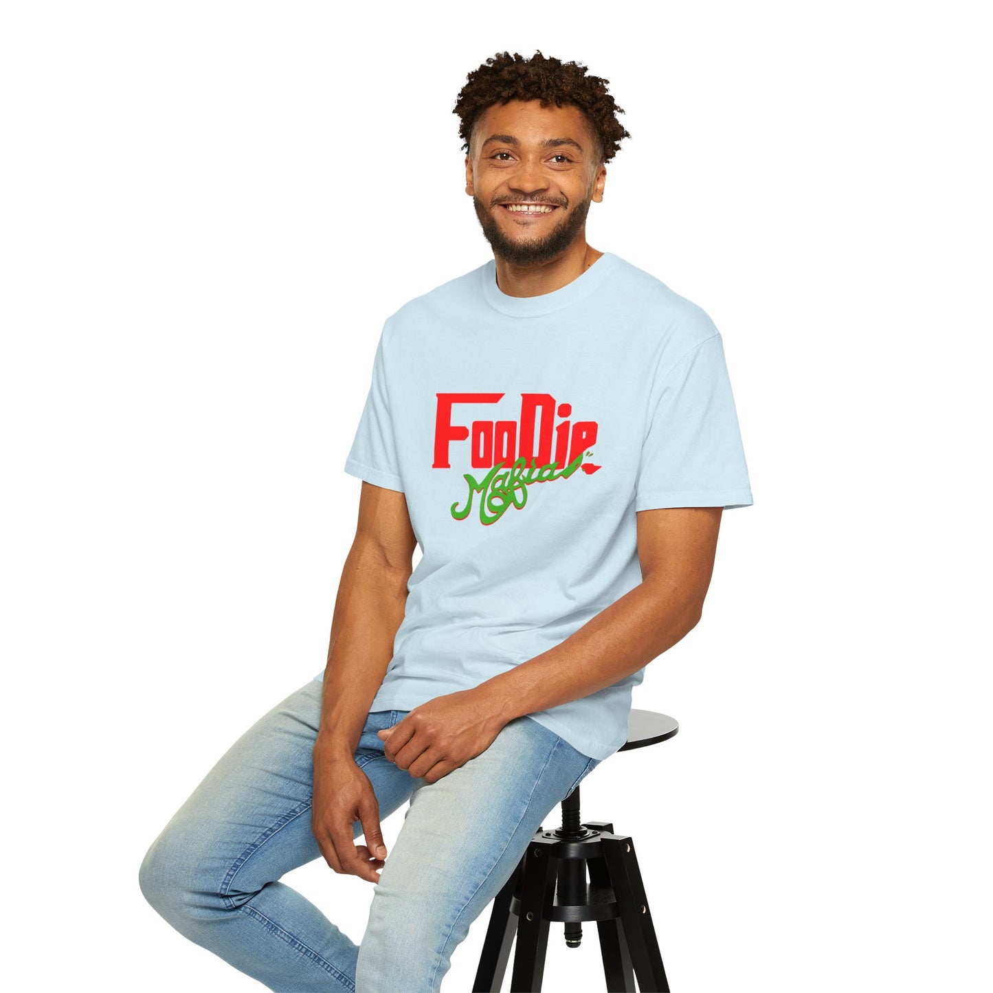 L.O.E.F Red Foodie Mafia Unisex Tee Shirt (Kelly Green)