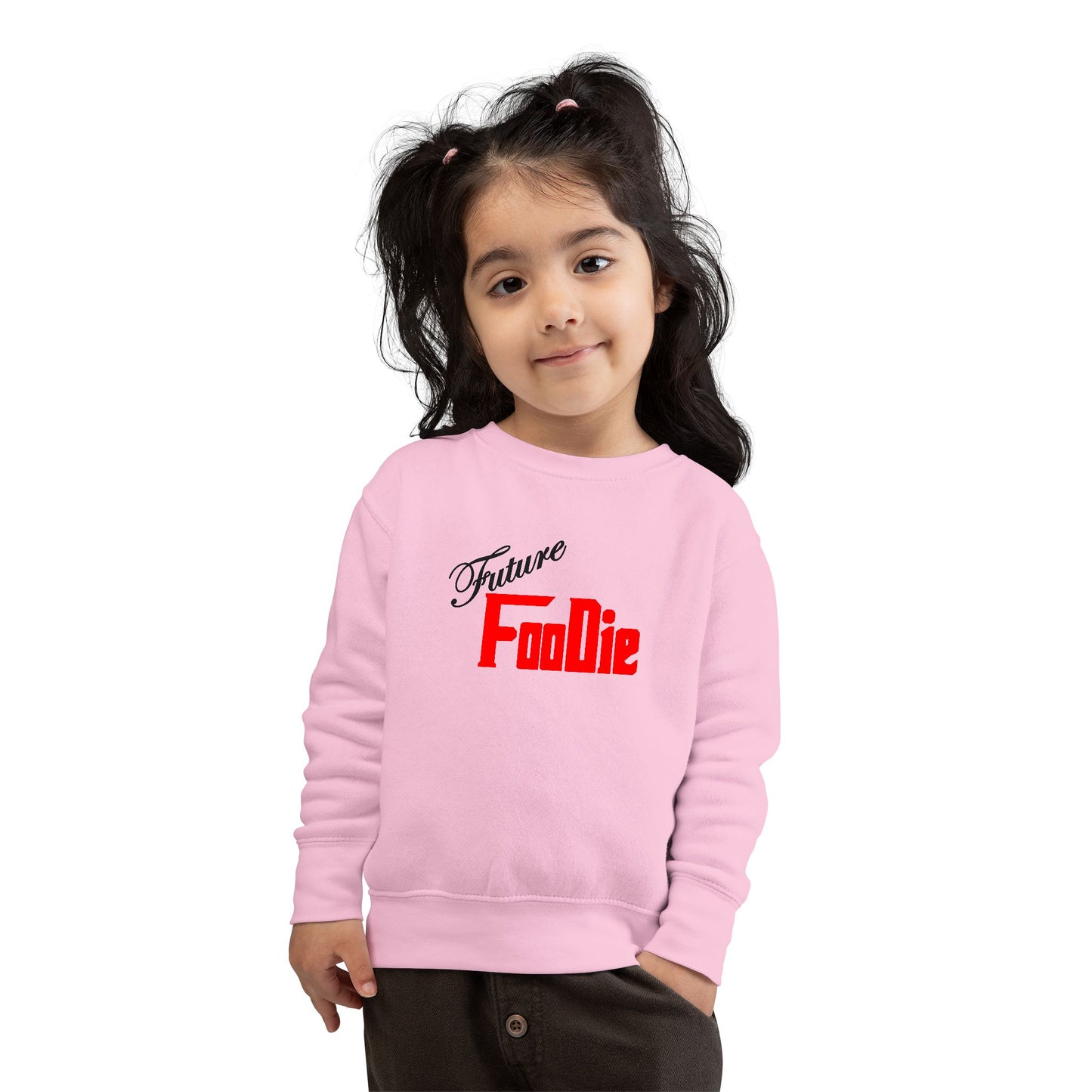 L.O.E.F Future Foodie Toddler Sweatshirt (Fiery Red)