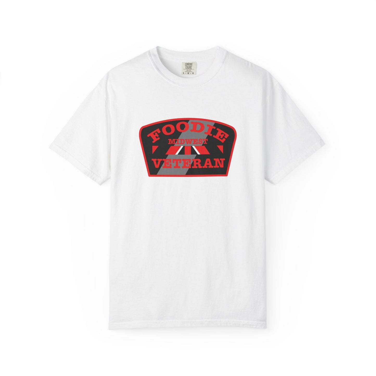 L.O.E.F Foodie Veteran MIDWEST Unisex Tee Shirt (Red)