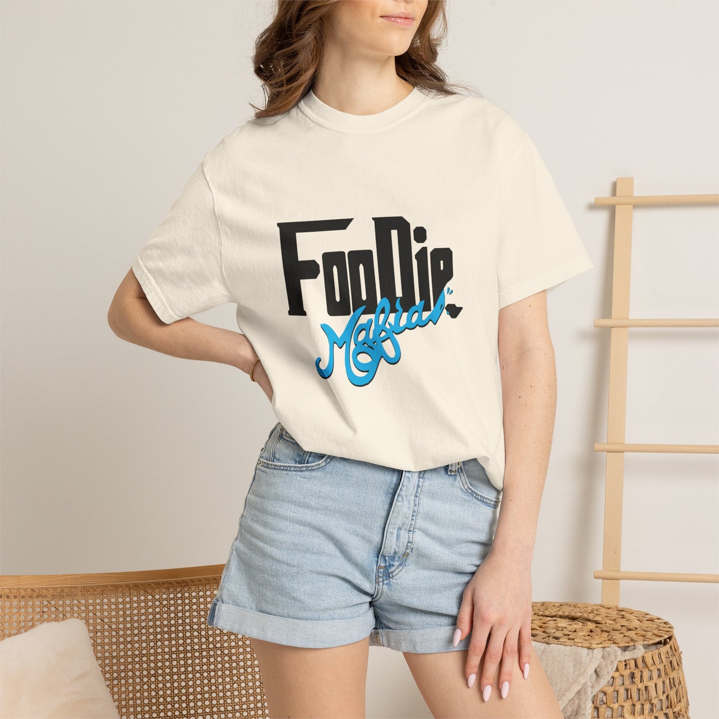 L.O.E.F Foodie Mafia Unisex Tee shirt (Sky Blue)