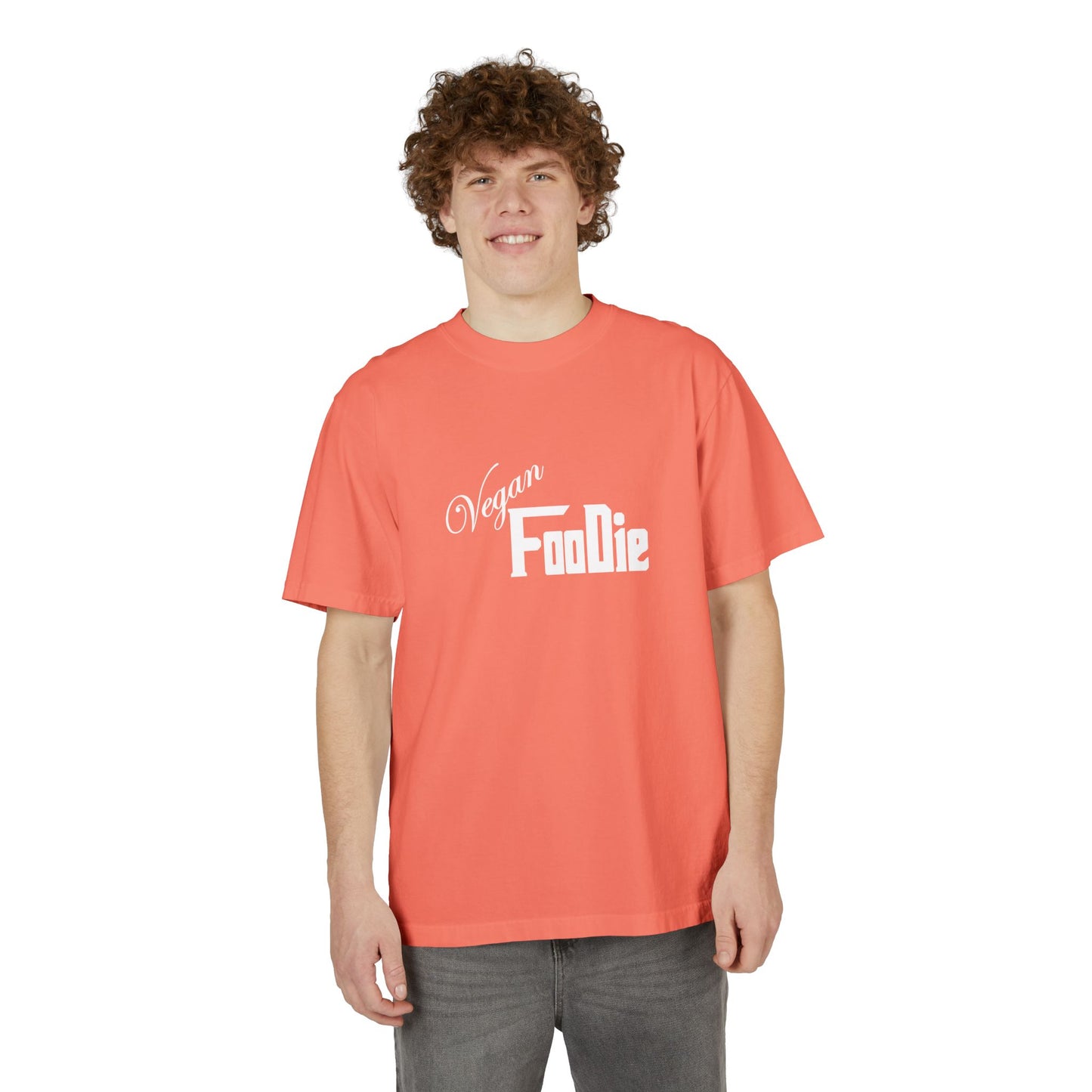 L.O.E.F Unisex Vegan Foodie Tee Shirt (White)