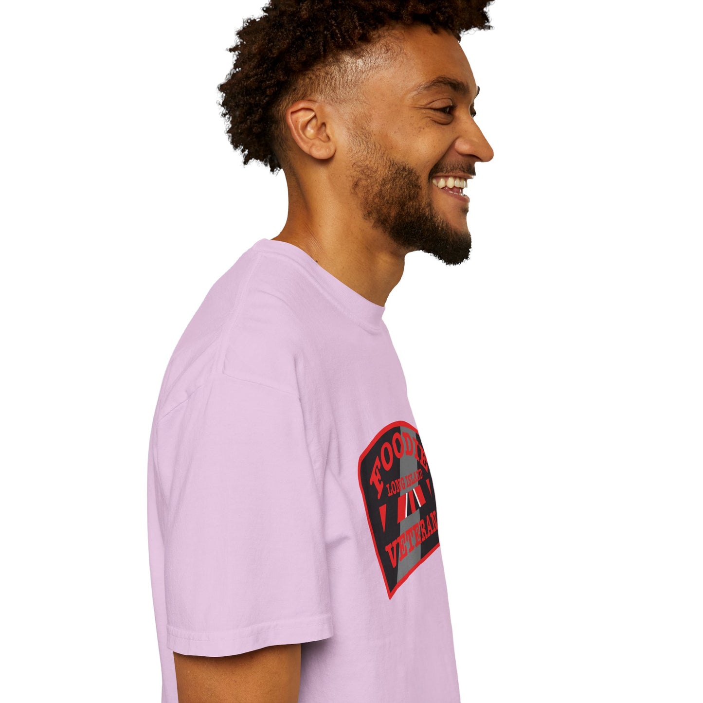 L.O.E.F Foodie Veteran Long Island Unisex Tee Shirt (Red)