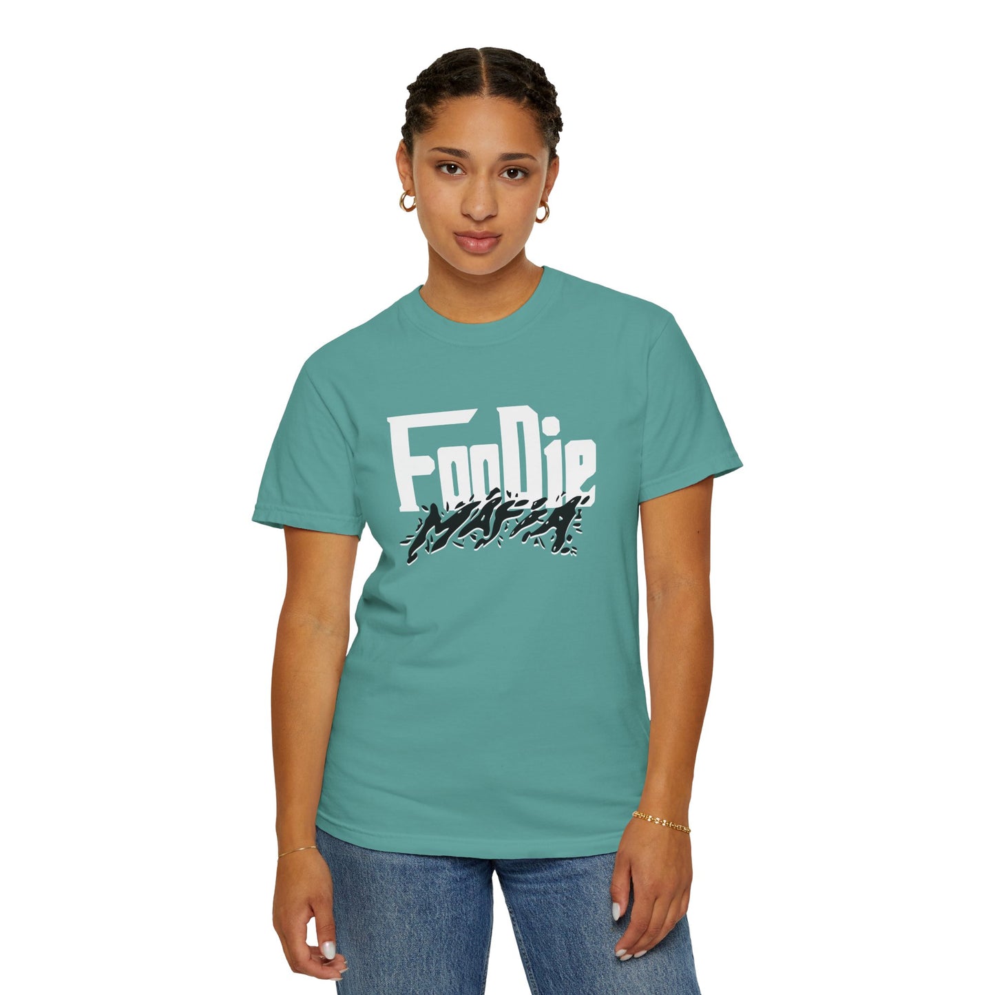 L.O.E.F Foodie Mafia Unisex Tee Shirt  (Black)
