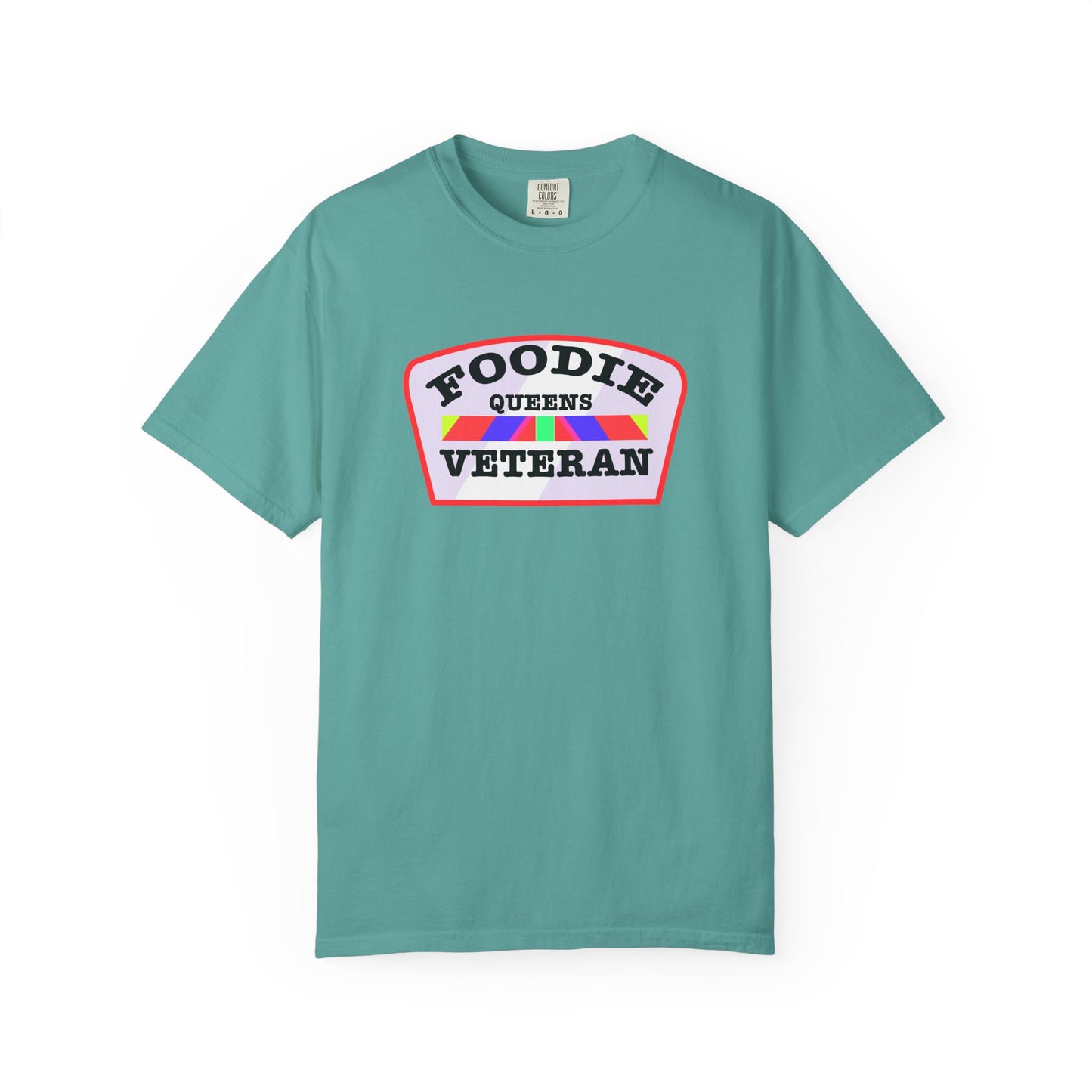 L.O.E.F Foodie Veteran QUEENS Unisex Tee Shirt (Soft Pink)