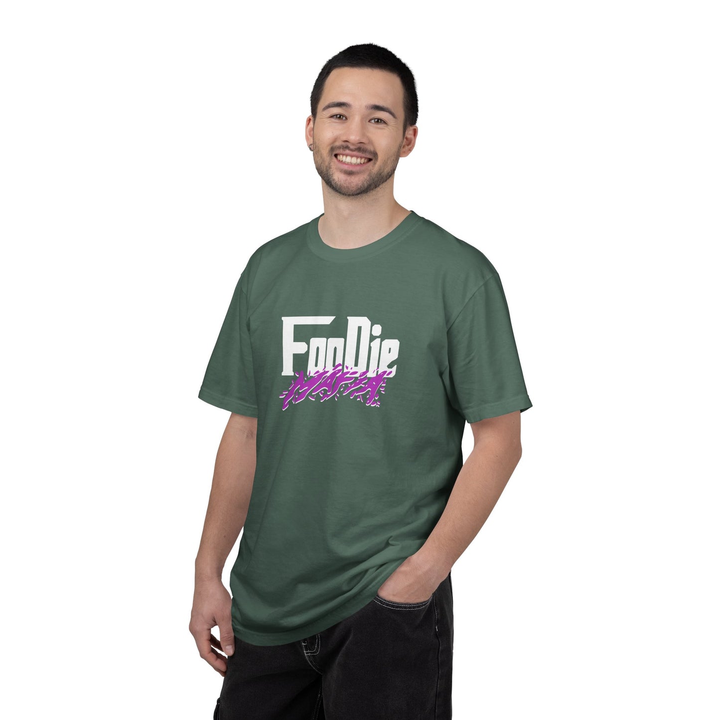 L.O.E.F White Foodie Mafia Tee Shirt (Purple)