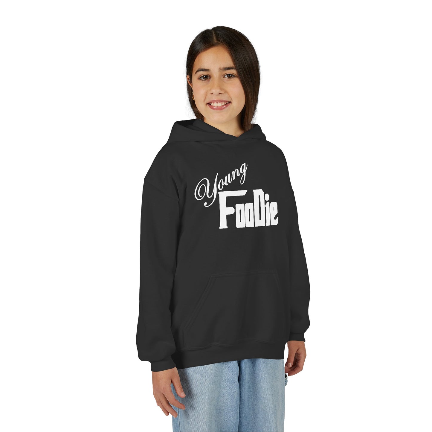 L.O.E.F Young Foodie Youth Hooded Sweatshirt (White)