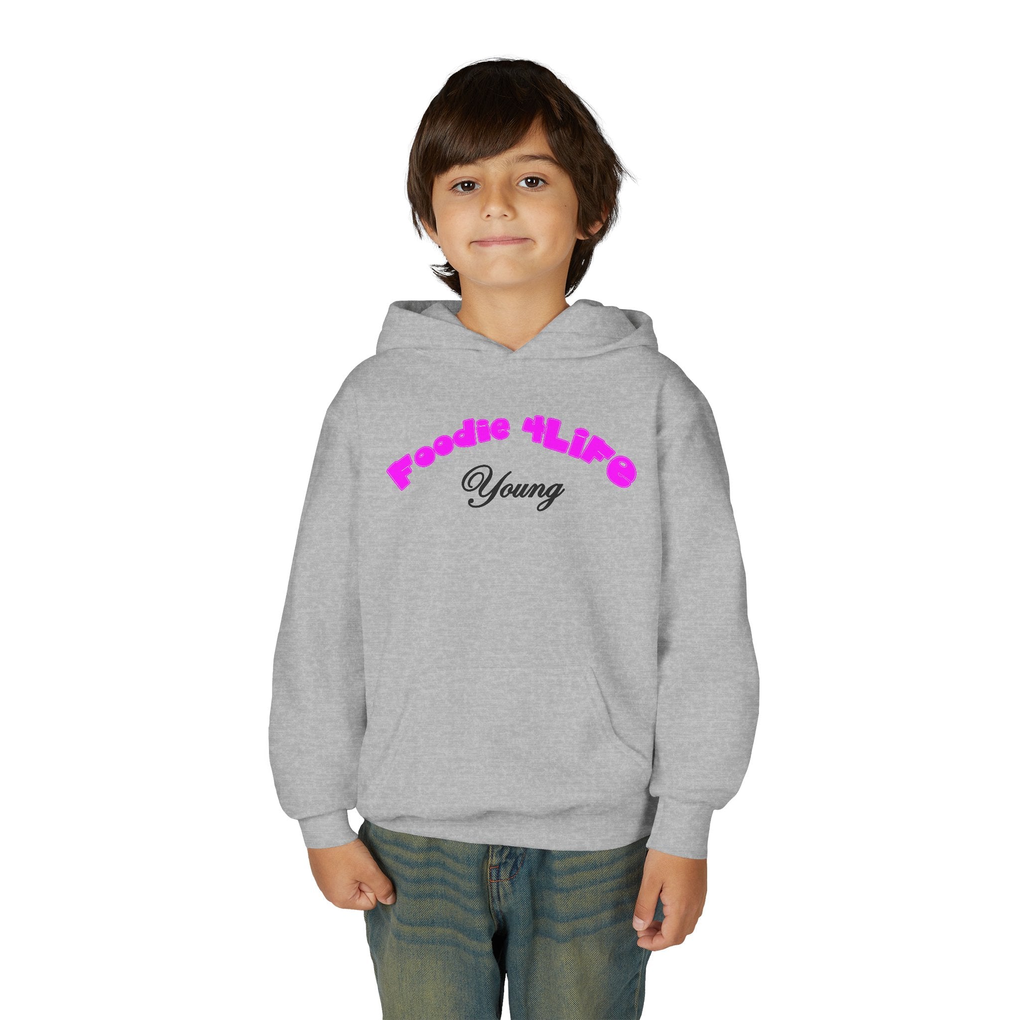 L.O.E.F Foodie 4Life Young Hoodie (Fuchsia)