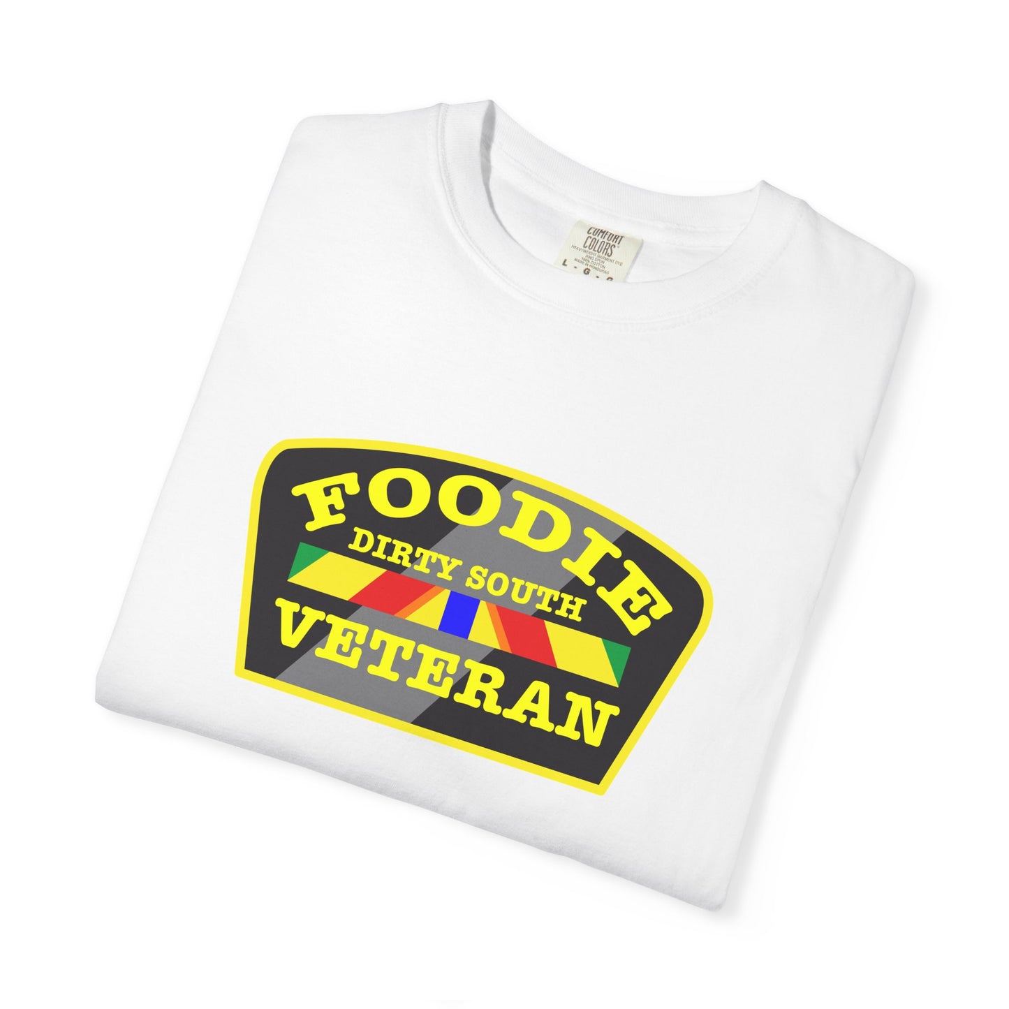L.O.E.F Foodie Veteran DIRTY SOUTH Unisex Tee Shirt (Yellow)