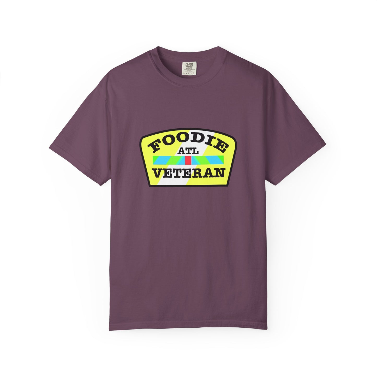 L.O.E.F Foodie Veteran ATL Unisex Tee Shirt (Yellow and Black)