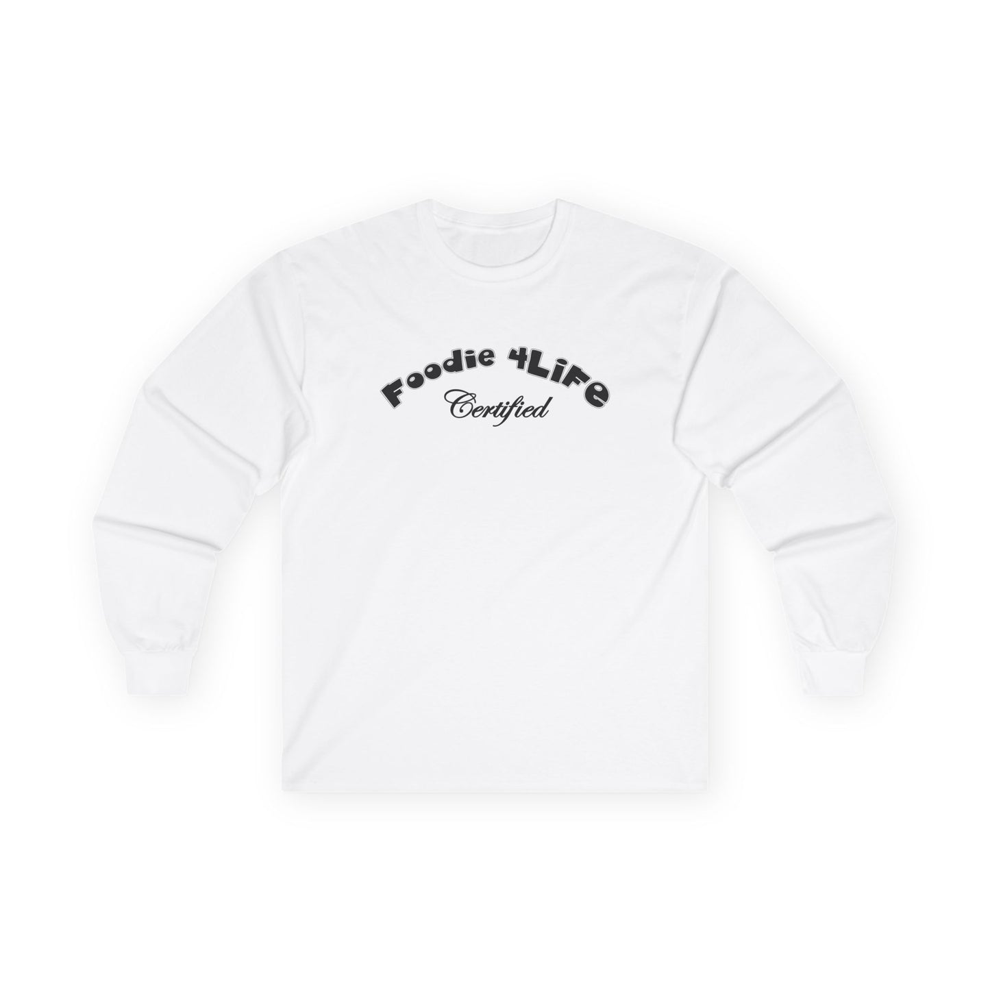 L.O.E.F Foodie 4Life Certified Long Sleeve Tee (Black)