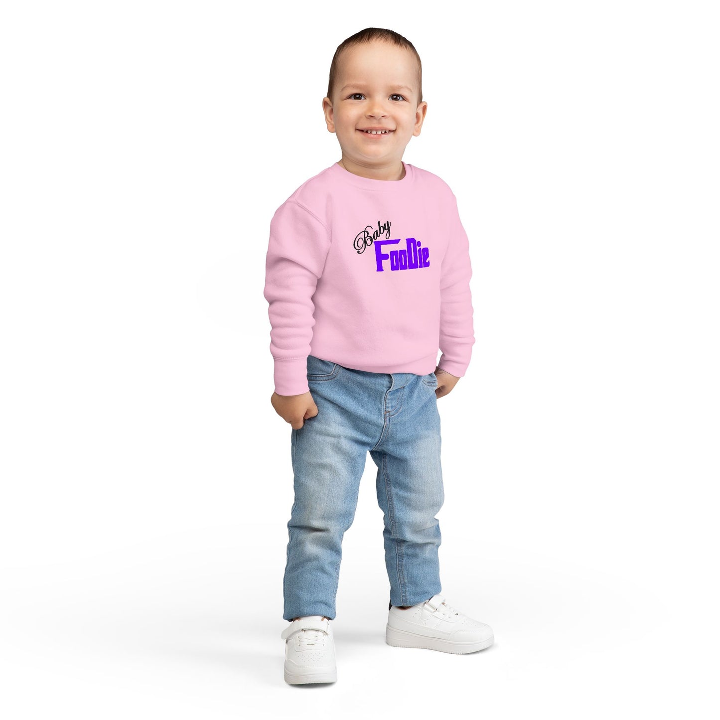 L.O.E.F Baby Foodie Toddler Sweatshirt (Violet)