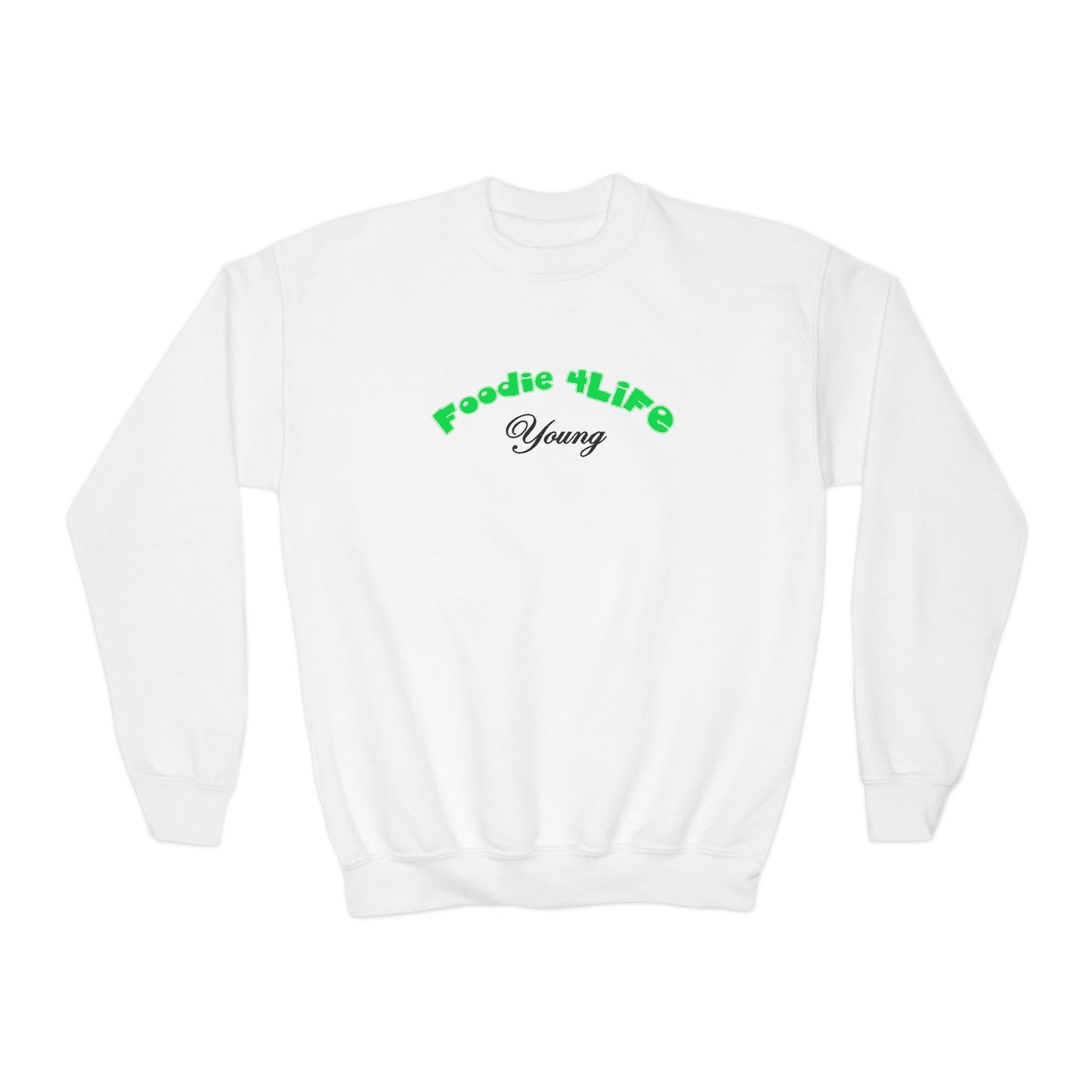 L.O.E.F Foodie 4Life Young Sweatshirt  (Neon Green)