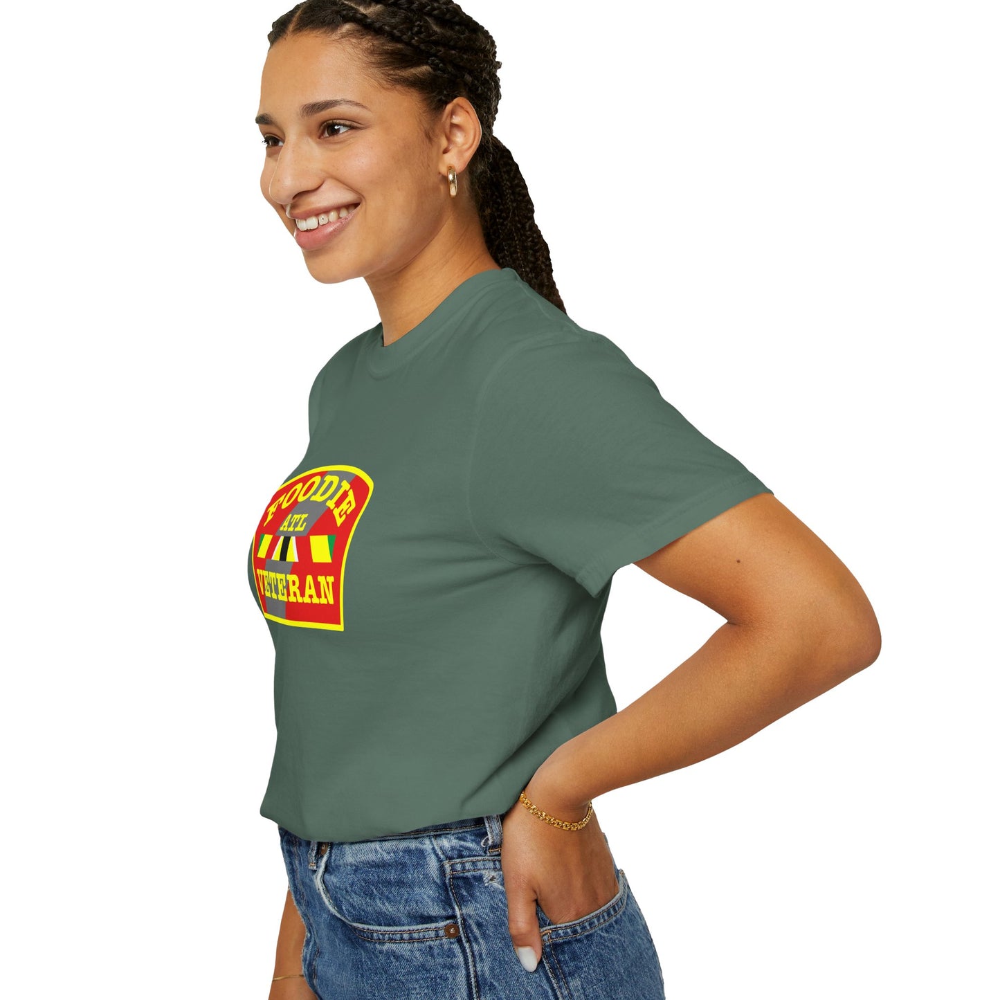 L.O.E.F Foodie Veteran ATL Unisex Tee Shirt (Yellow)