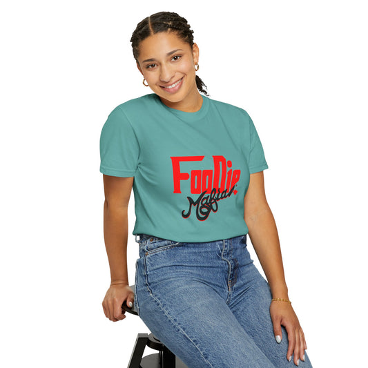 L.O.E.F Red Foodie Mafia Unisex Tee shirt (Black)