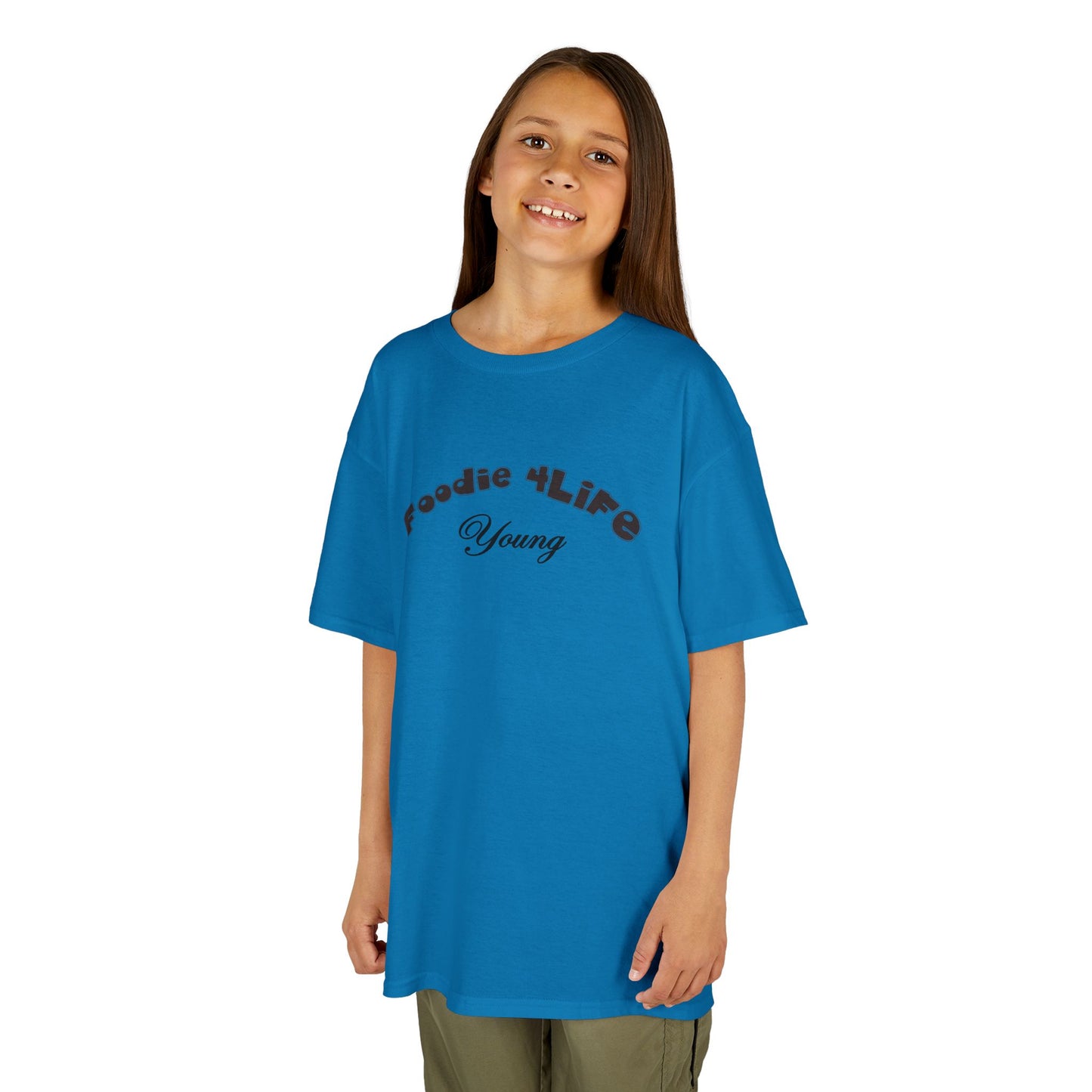 L.O.E.F Foodie 4Life Young Tee Shirt  (Black)