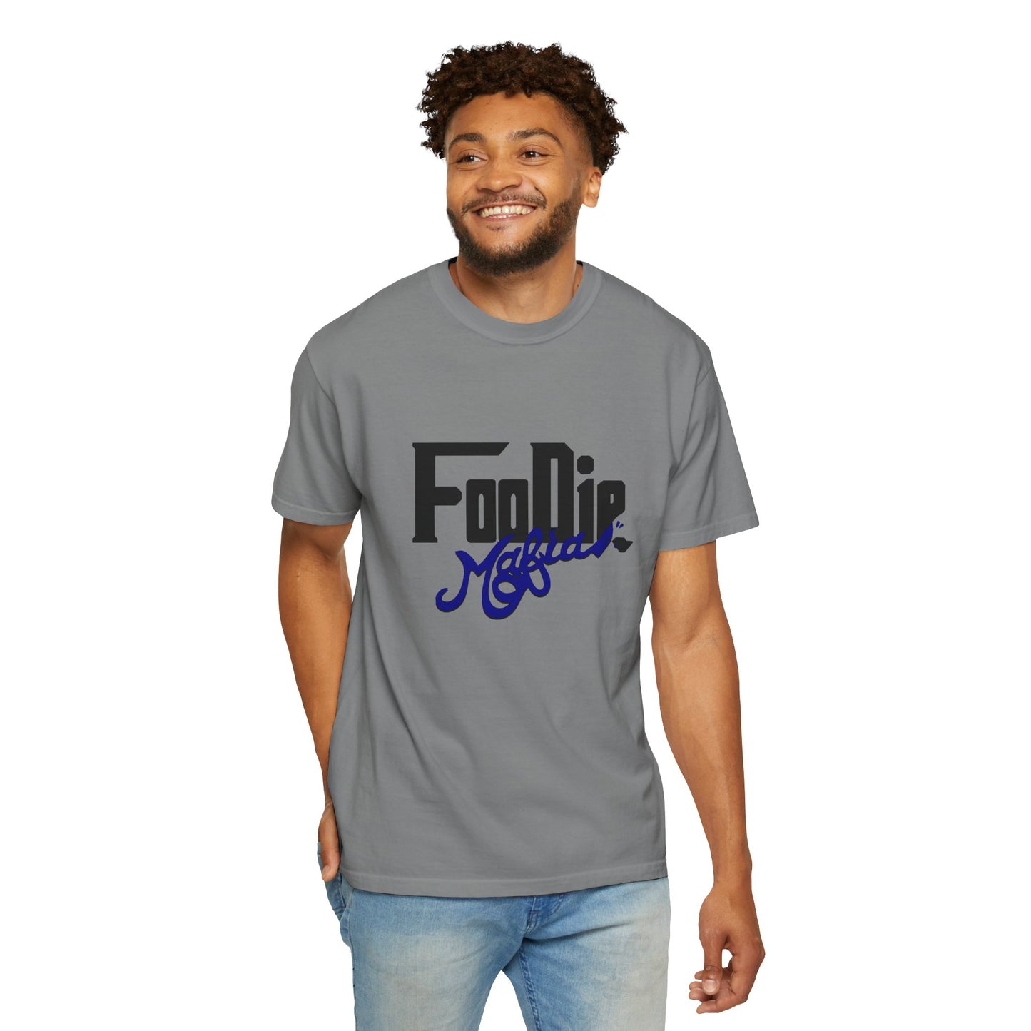 L.O.E.F Foodie Mafia Unisex Tee shirt (Dark Blue)