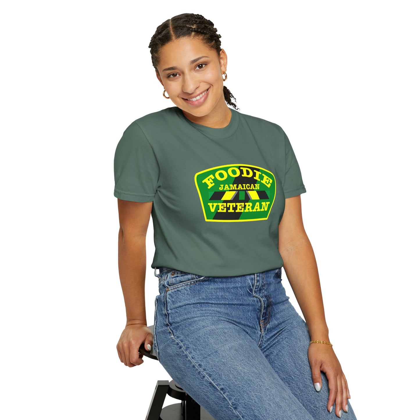 L.O.E.F Foodie Veteran Jamaican Unisex Tee Shirt