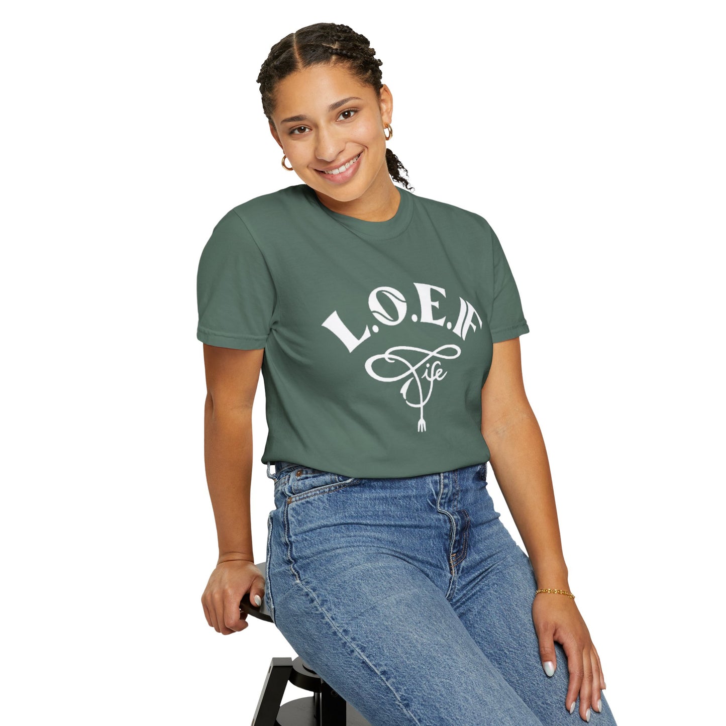 L.O.E.F Life Unisex Tee Shirt (White)