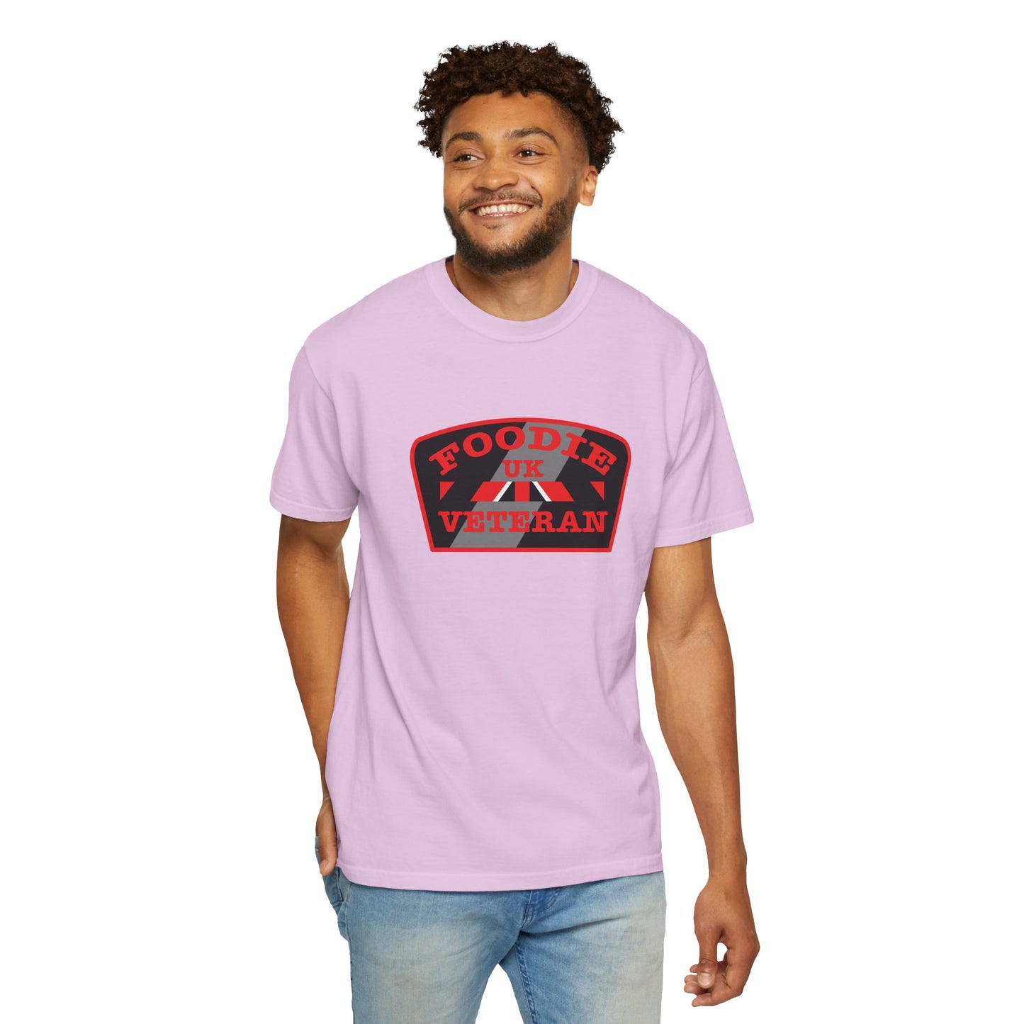 L.O.E.F Foodie Veteran UK Unisex Tee Shirt (Red)
