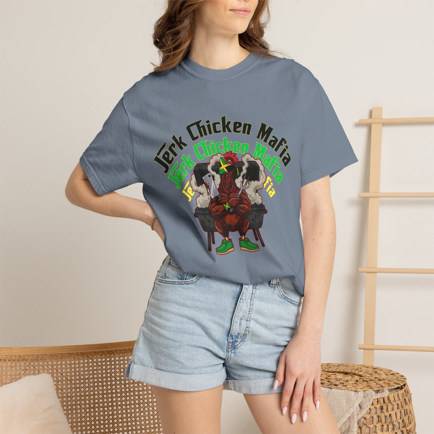 L.O.E.F Jerk Chicken Mafia Unisex Tee Shirt